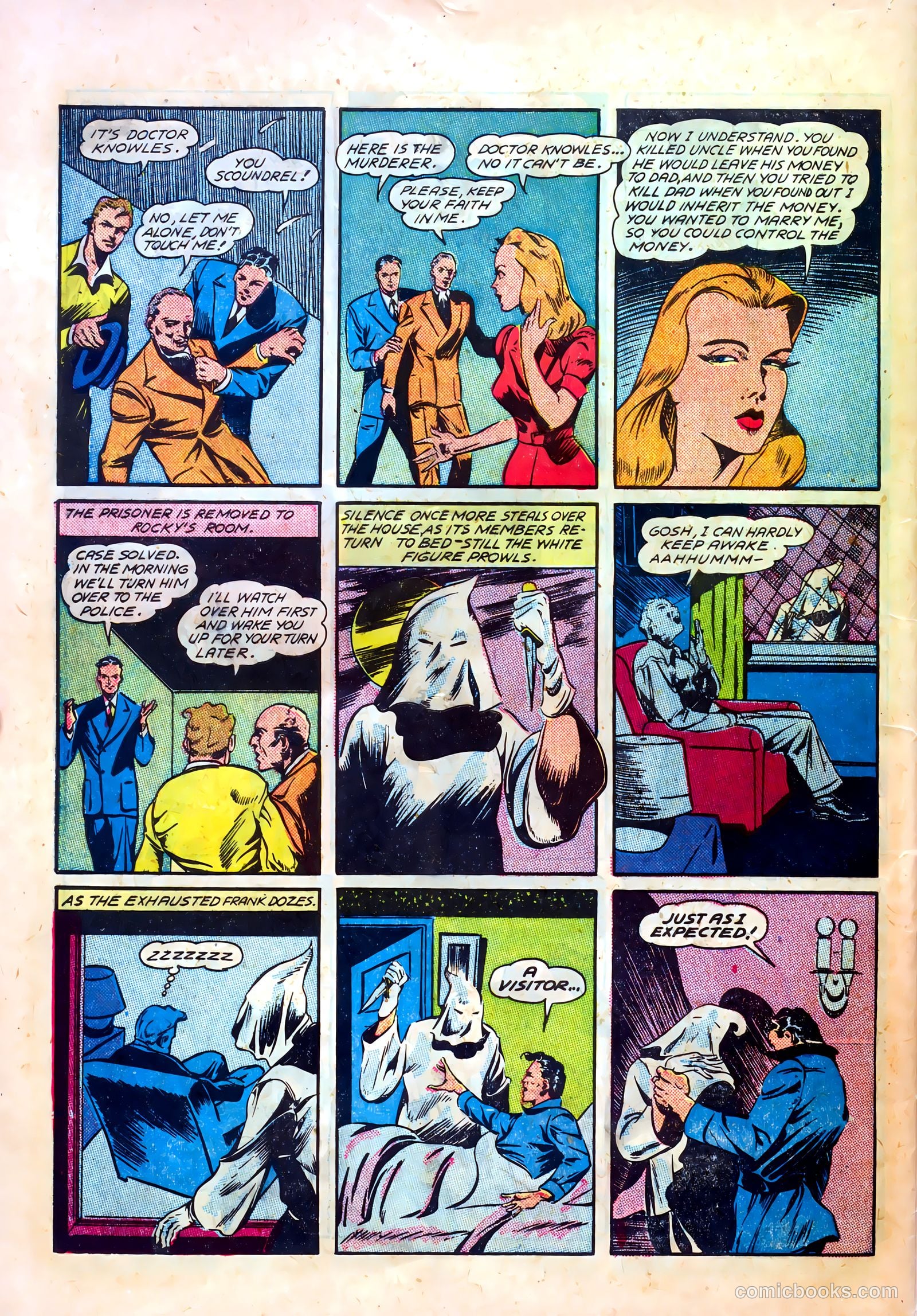 Crime Reporter #1 (1948) — page 32 of 36