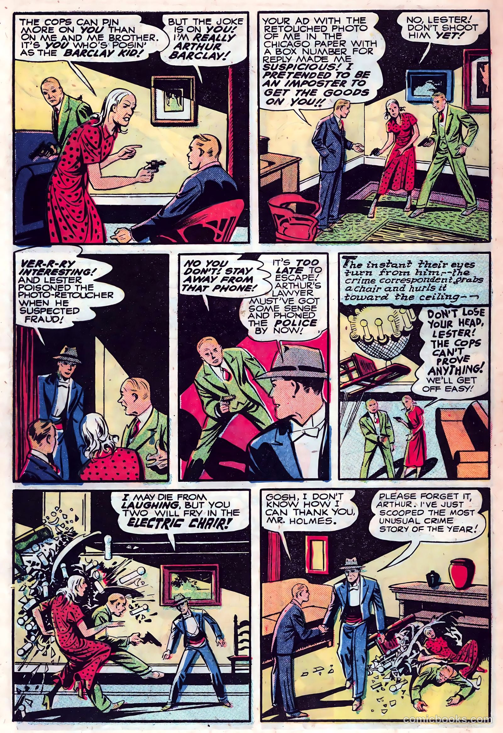 Crime Reporter #3 (1948) — page 32 of 36