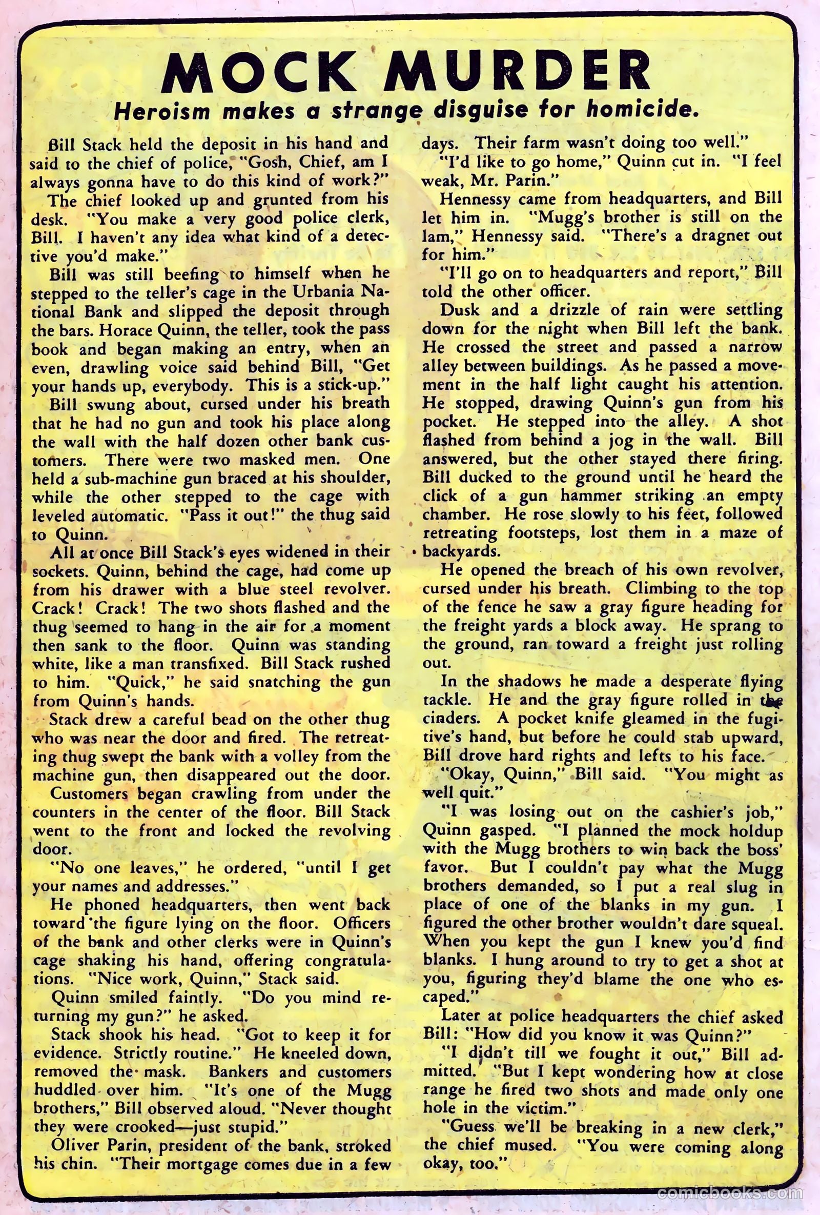 Crime Reporter #3 (1948) — page 33 of 36