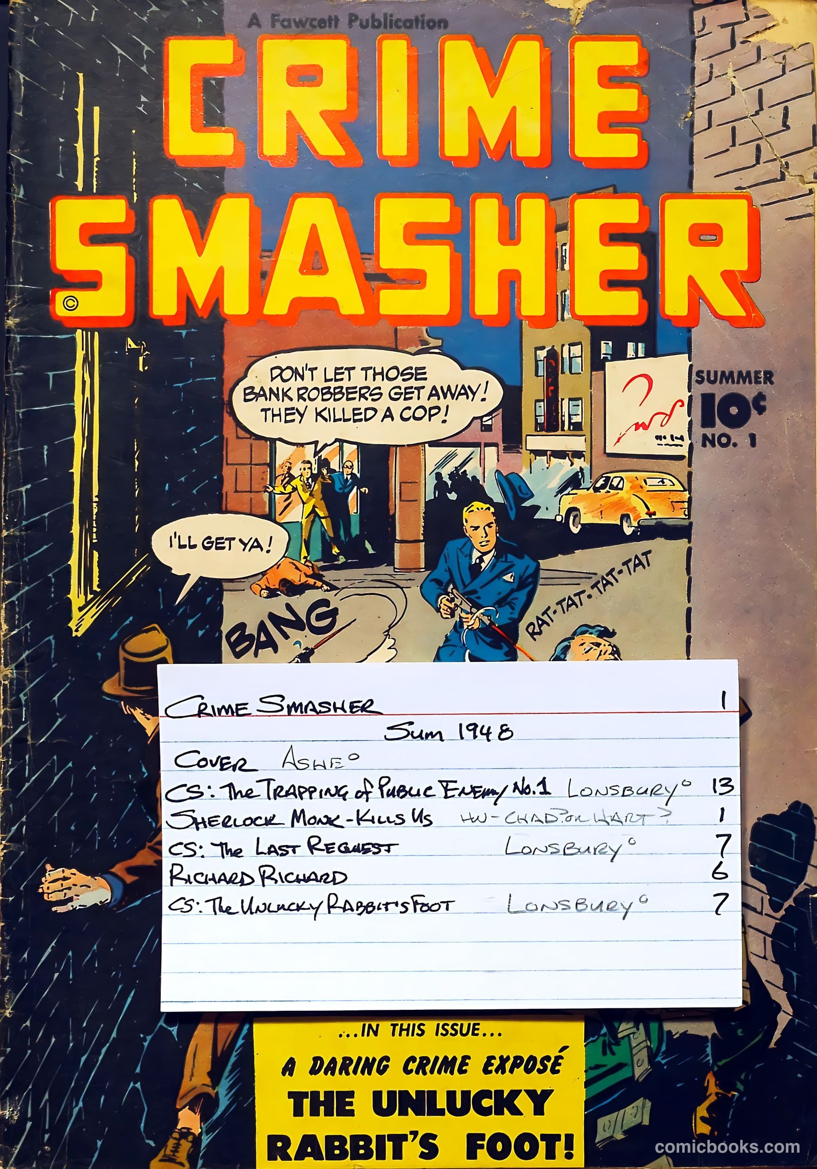 Crime Smasher #1 (1948) — page 37 of 37