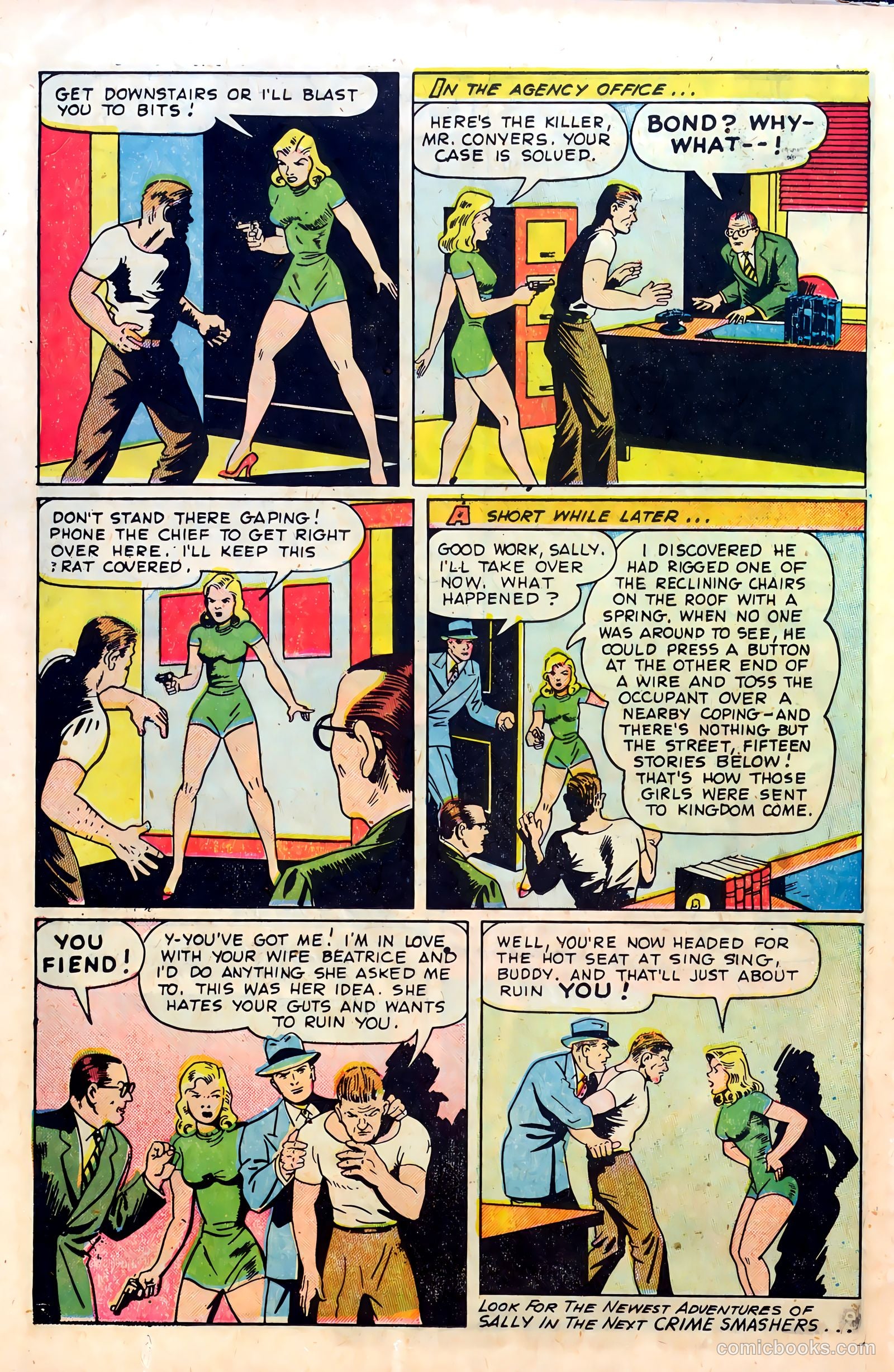 Crime Smashers #12 (1952) — page 22 of 36