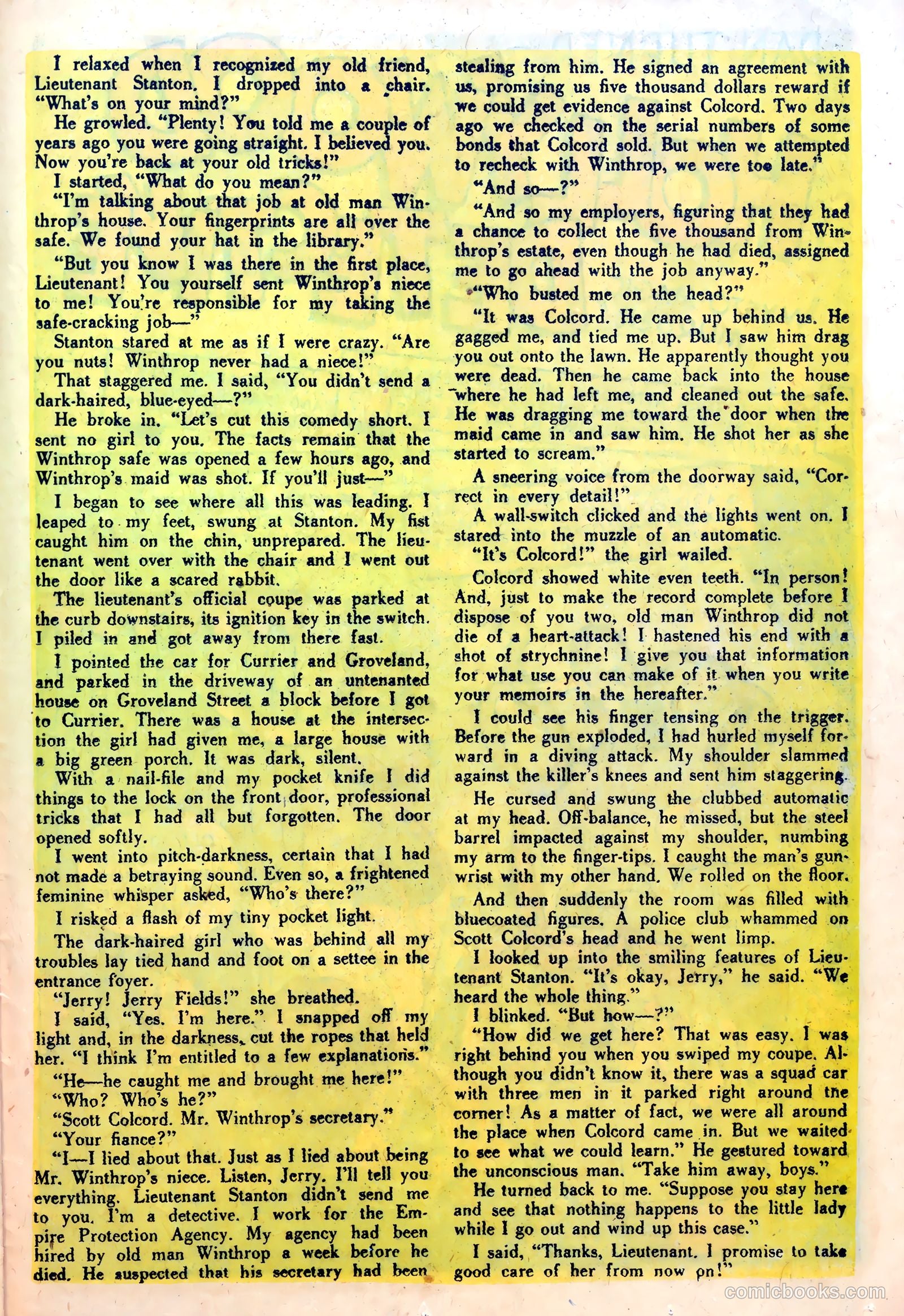 Crime Smashers #12 (1952) — page 25 of 36