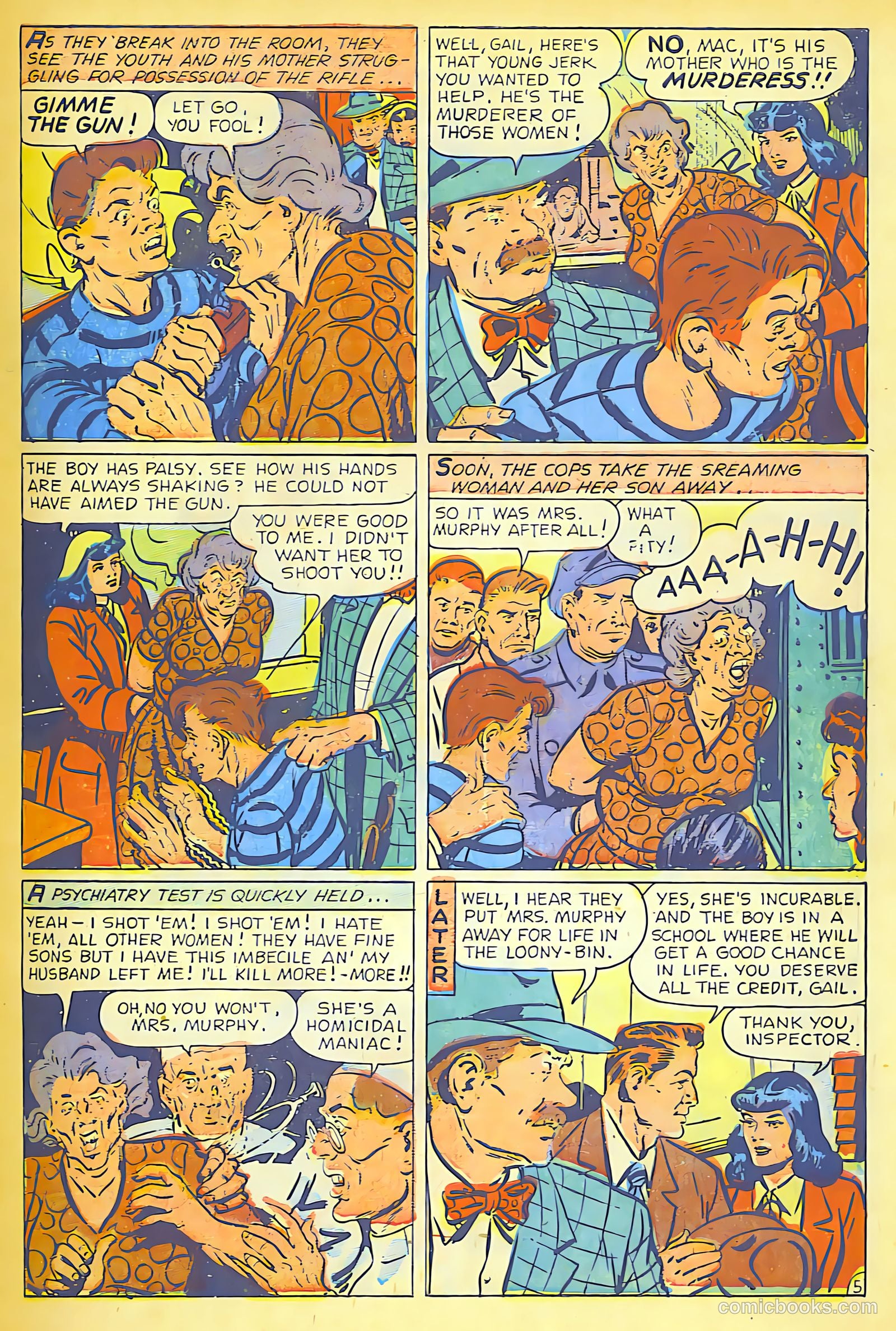 Crime Smashers #13 (1952) — page 6 of 29