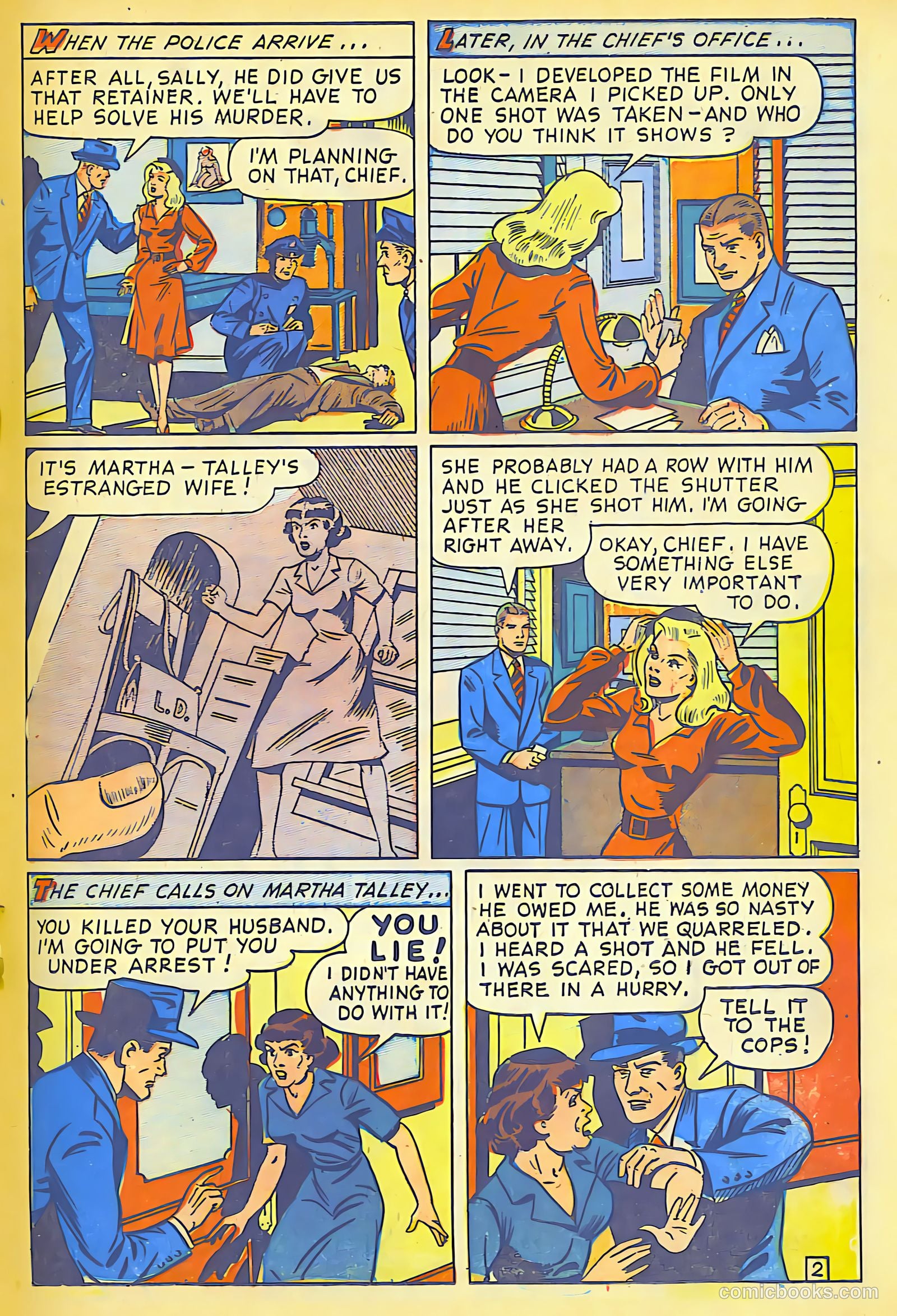 Crime Smashers #13 (1952) — page 16 of 29