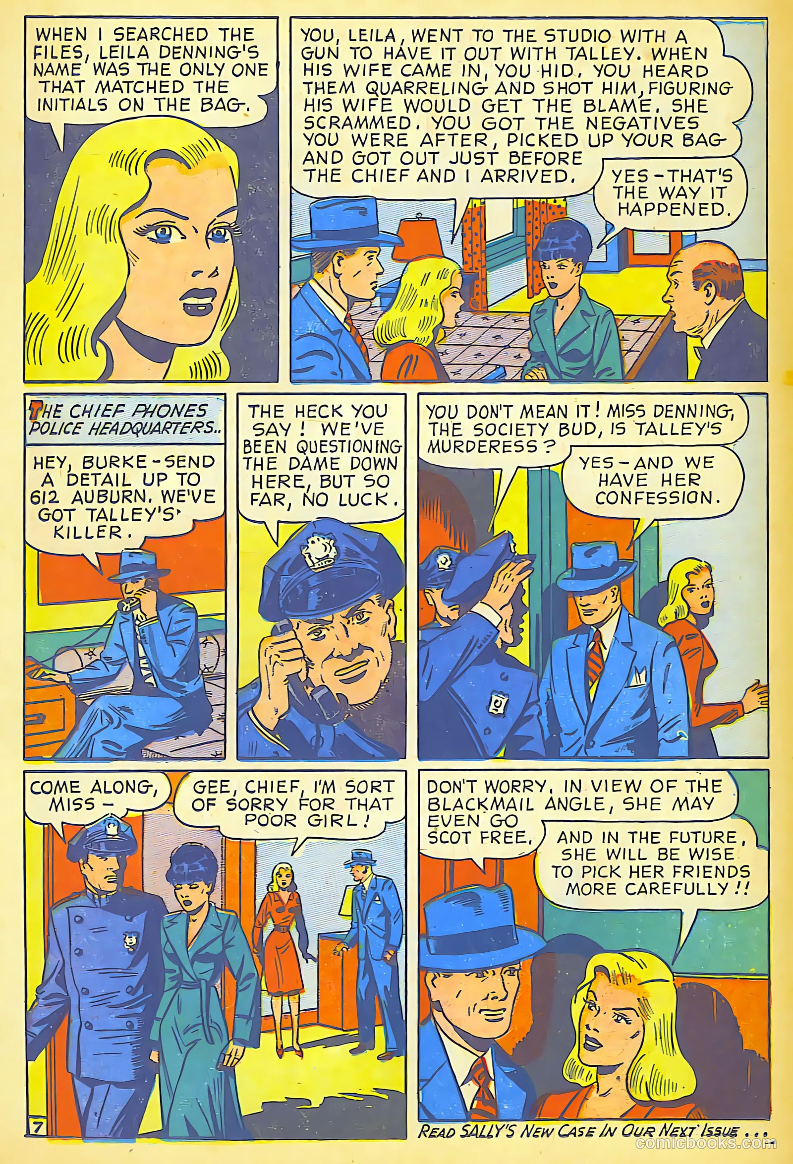 Crime Smashers #13 (1952) — page 21 of 29