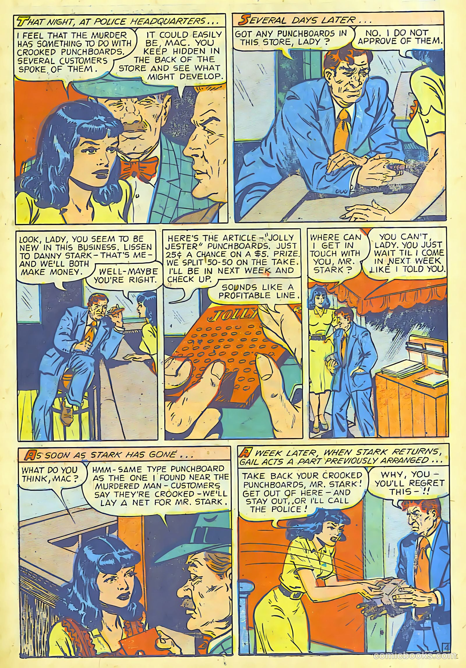 Crime Smashers #14 (1947) — page 22 of 29