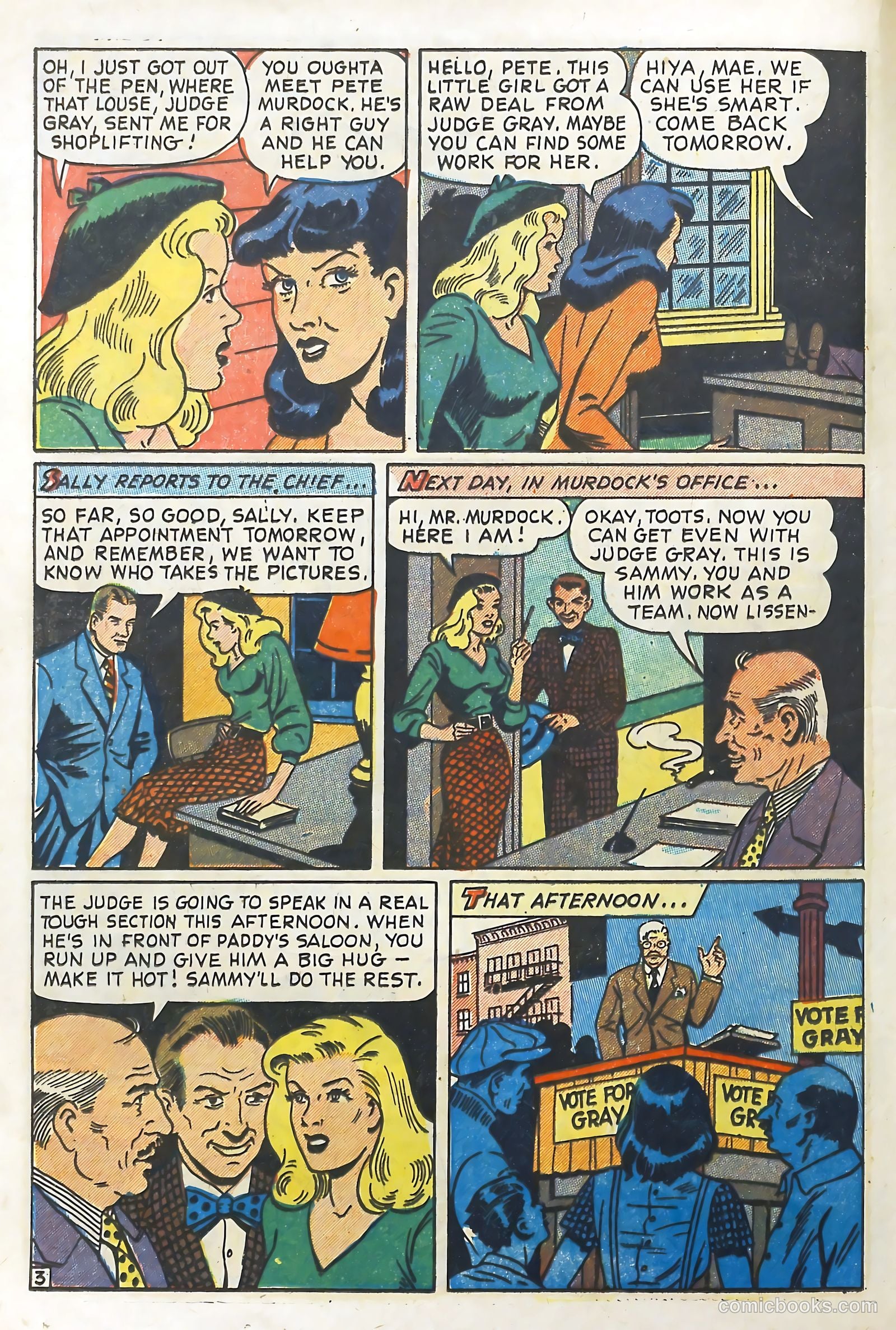 Crime Smashers #3 (1951) — page 21 of 37