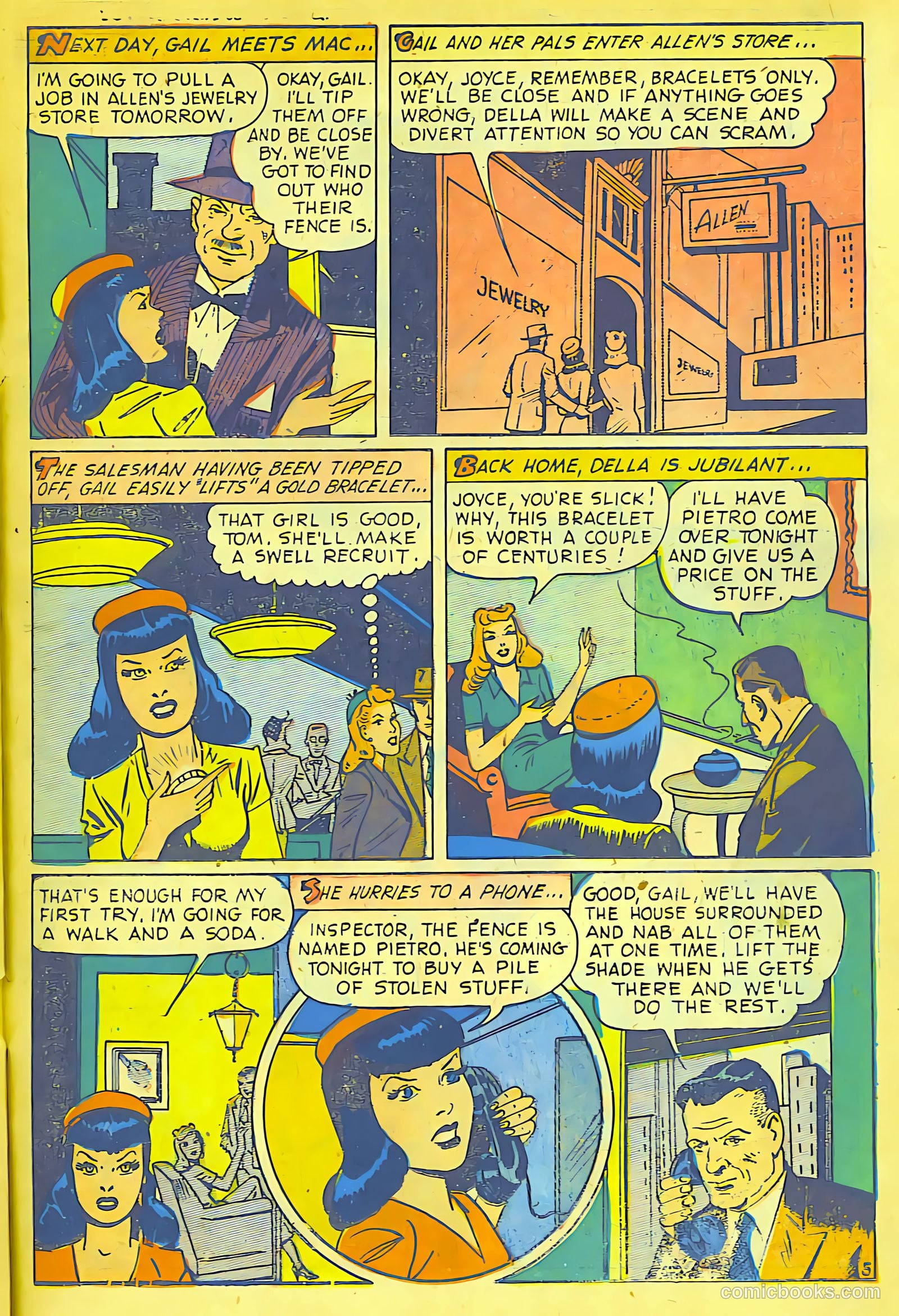 Crime Smashers #8 (1947) — page 22 of 31