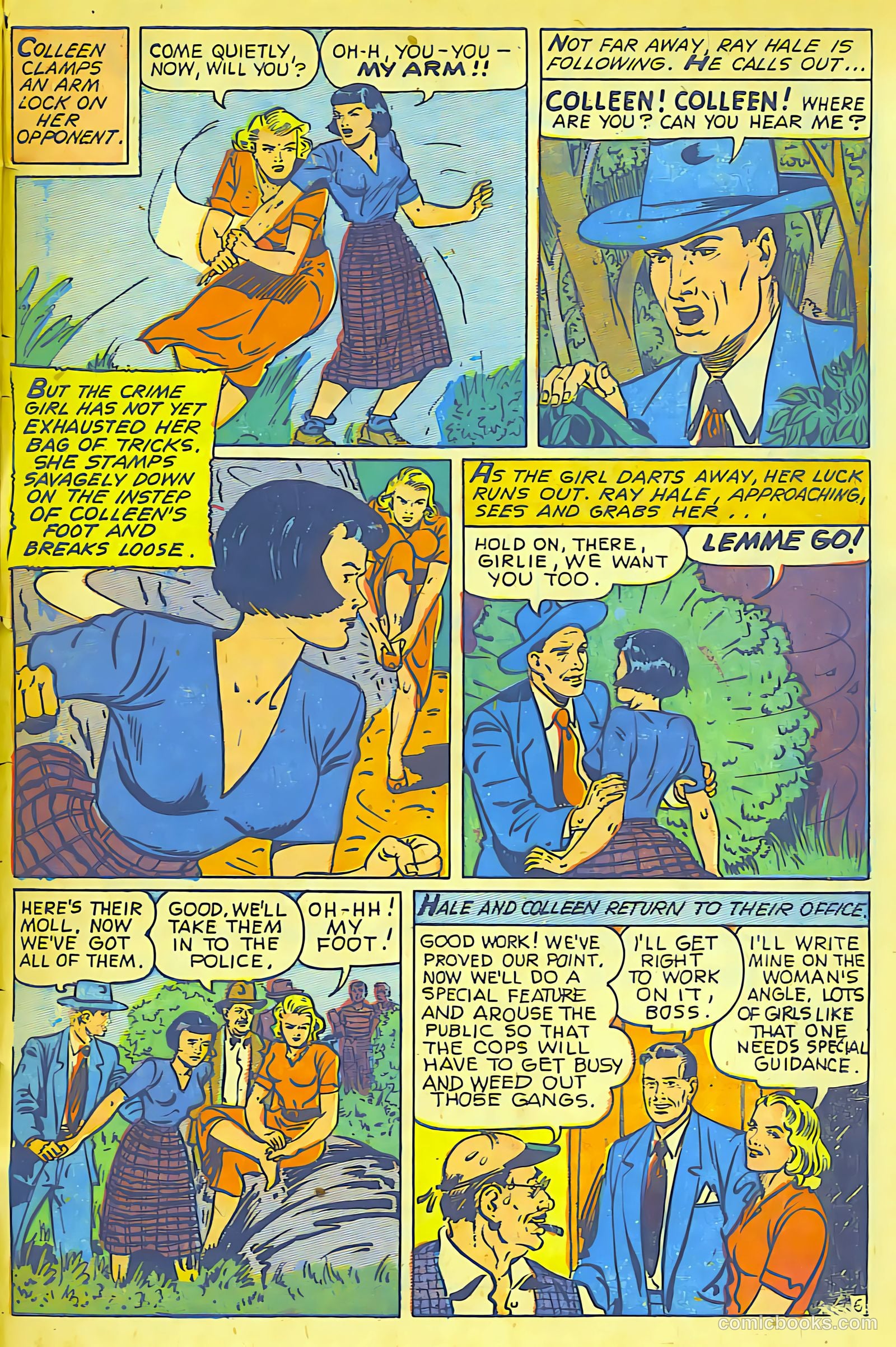 Crime Smashers #8 (1947) — page 30 of 31