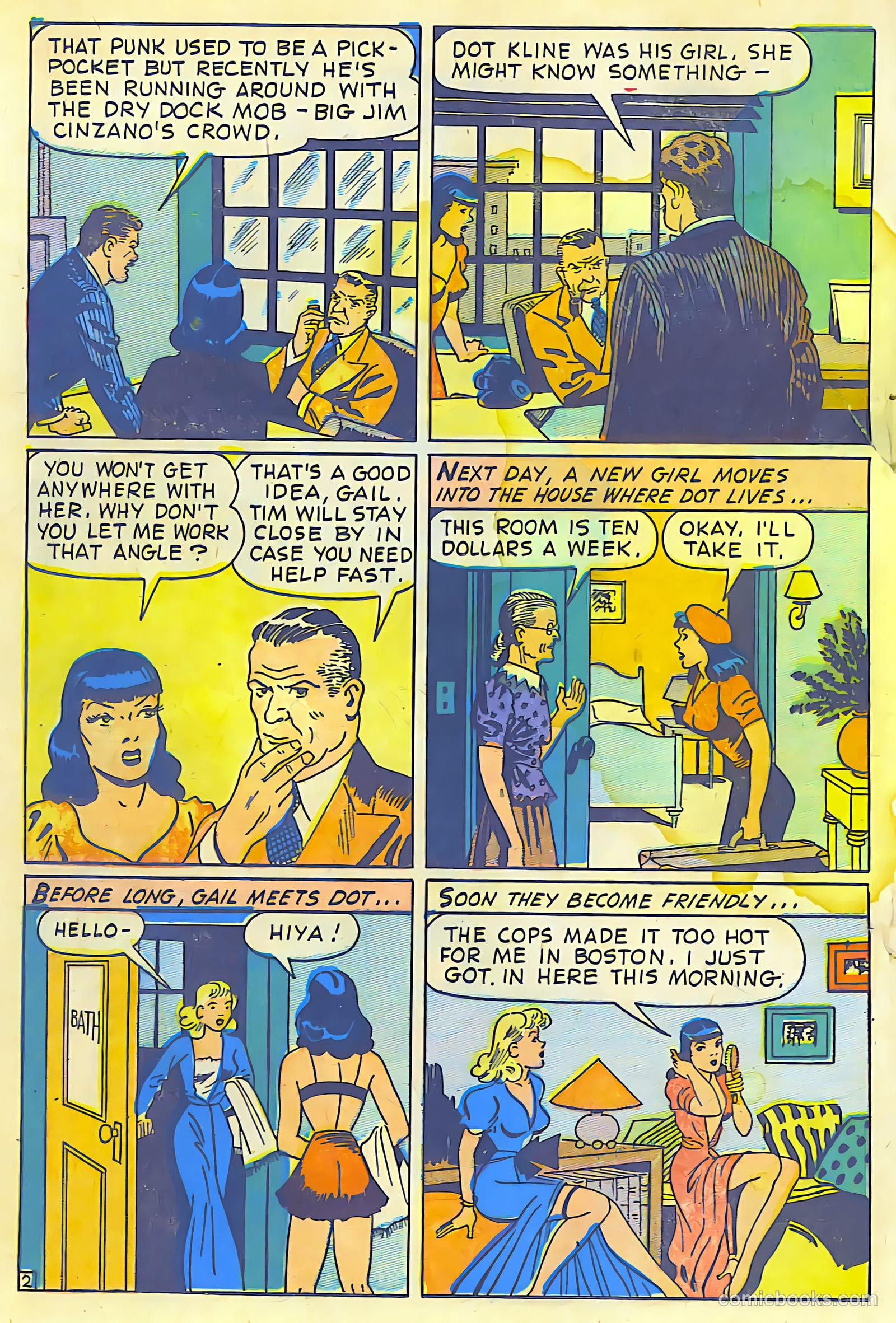 Crime Smashers #9 (1952) — page 21 of 37