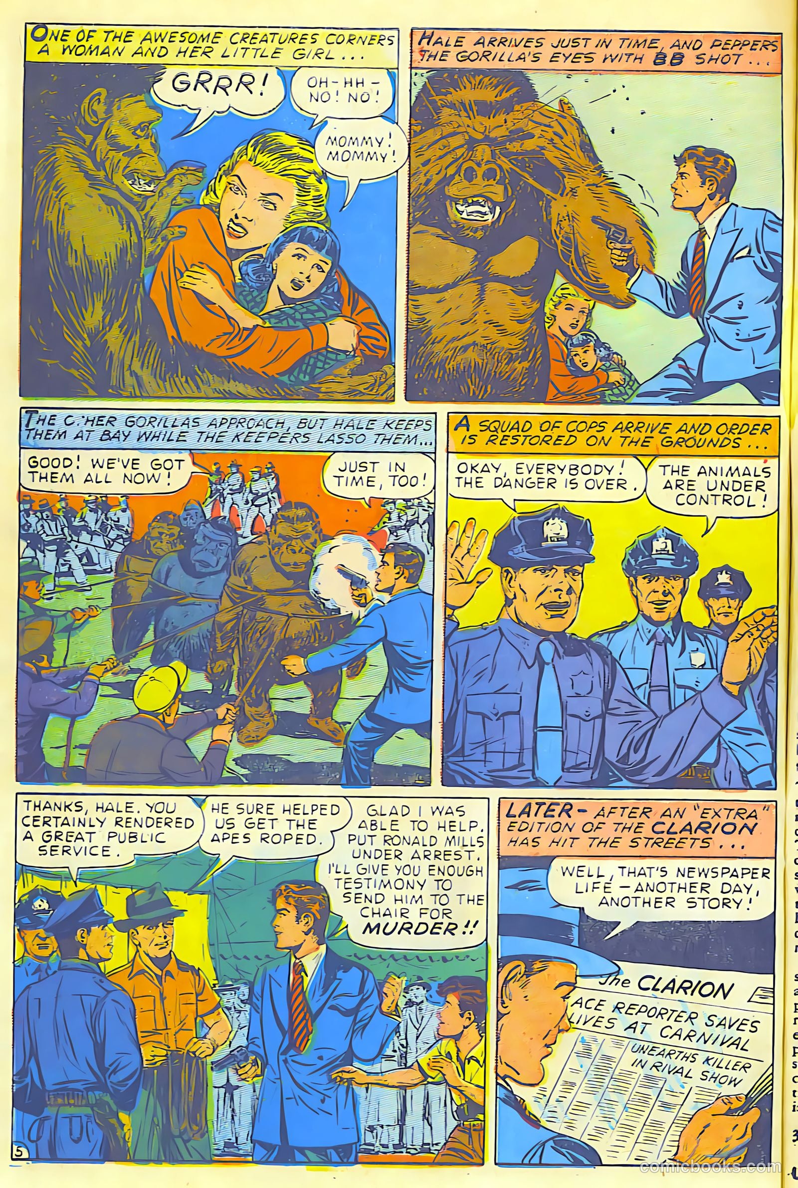 Crime Smashers #9 (1952) — page 33 of 37