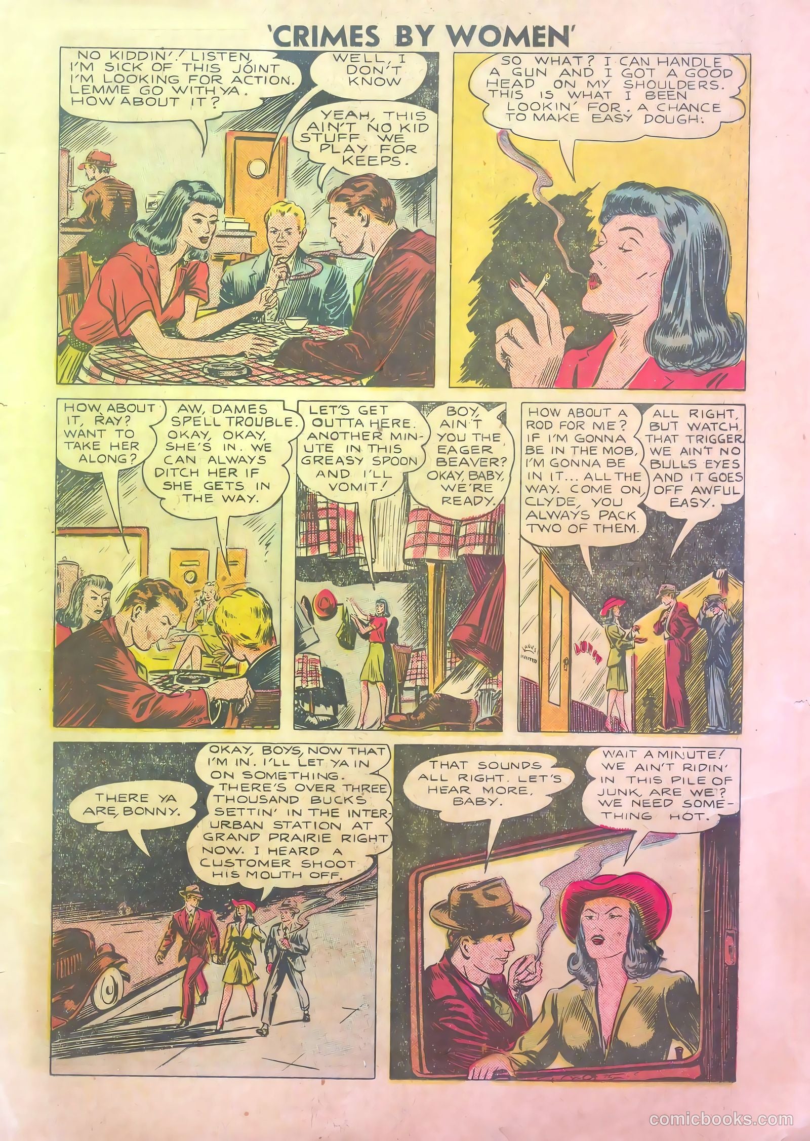 Crimes by Women #1 (1948) — page 3 of 36