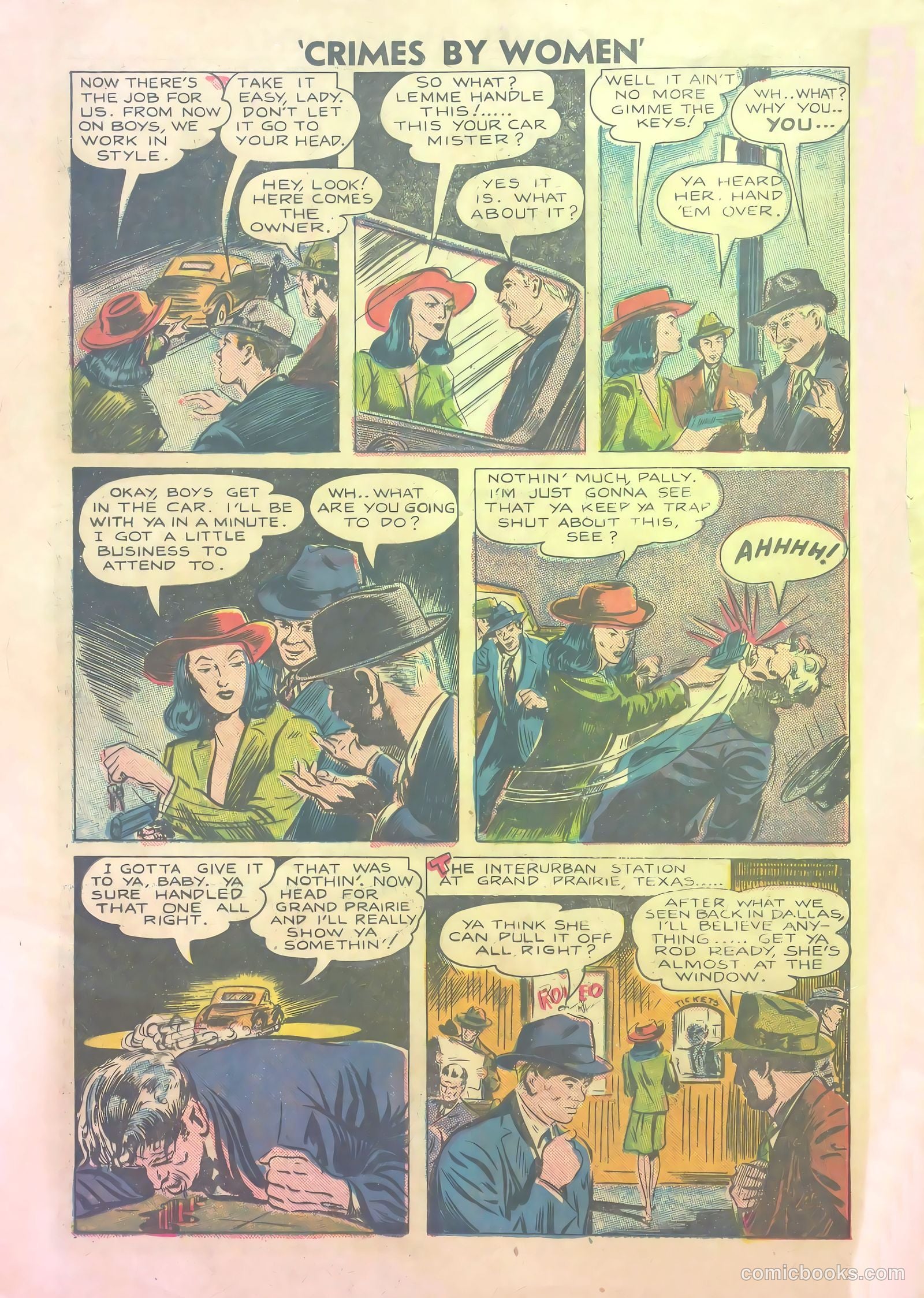 Crimes by Women #1 (1948) — page 4 of 36