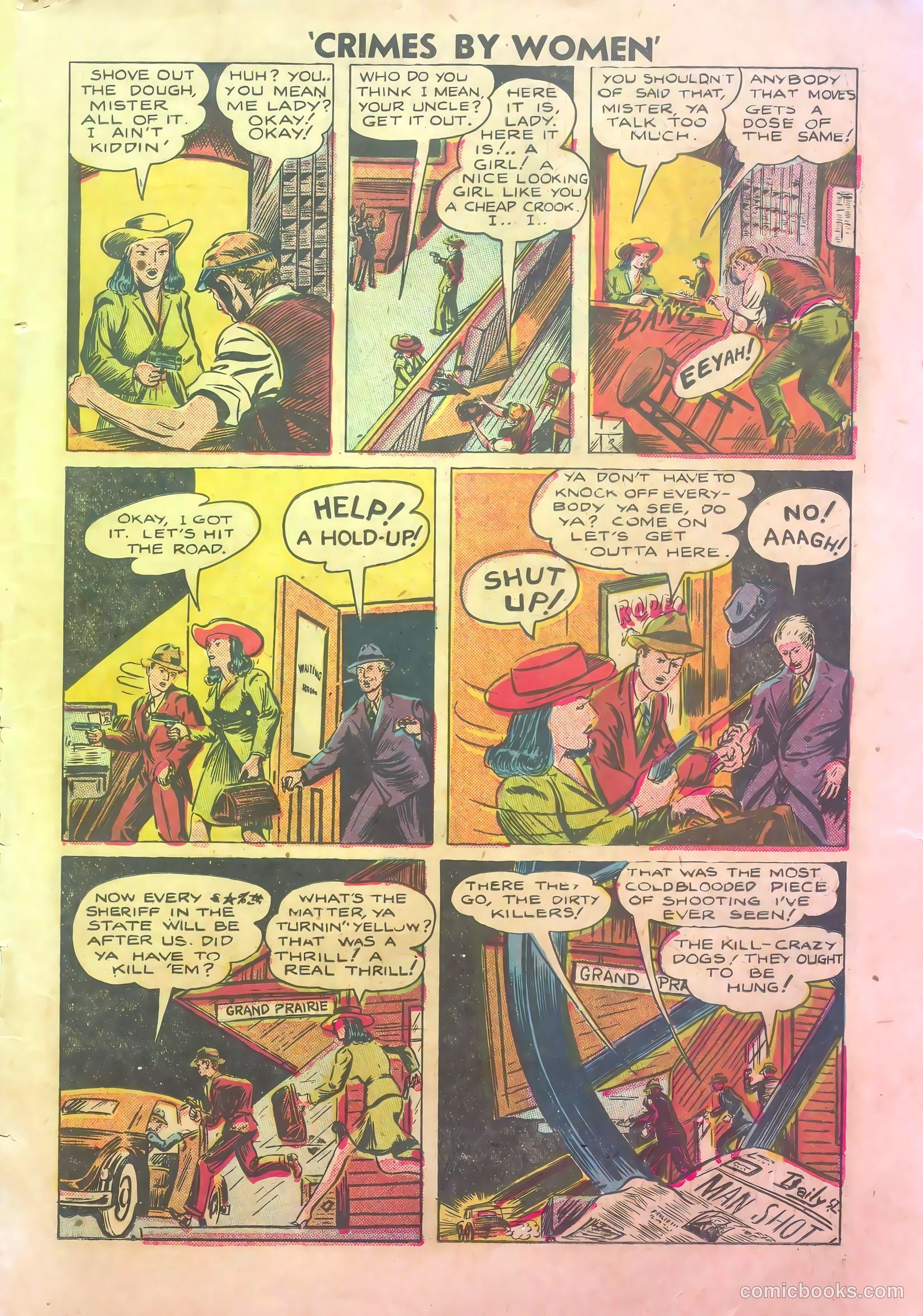 Crimes by Women #1 (1948) — page 5 of 36