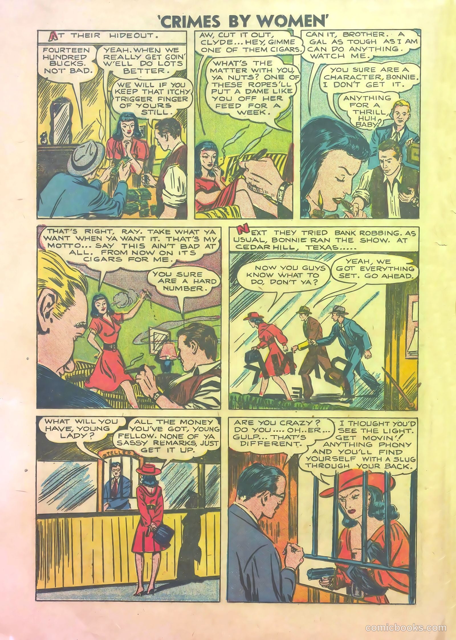 Crimes by Women #1 (1948) — page 6 of 36