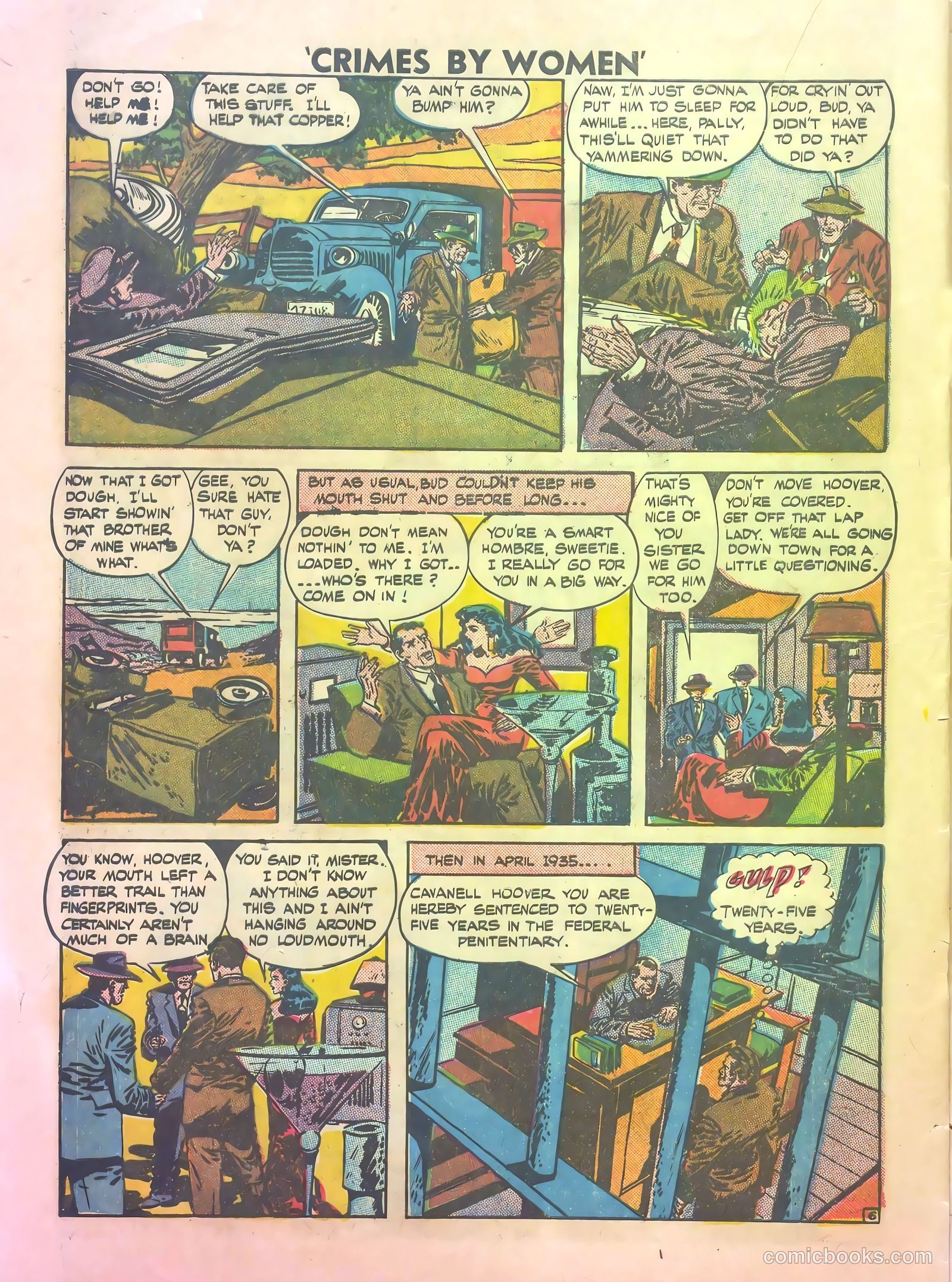 Crimes by Women #1 (1948) — page 20 of 36