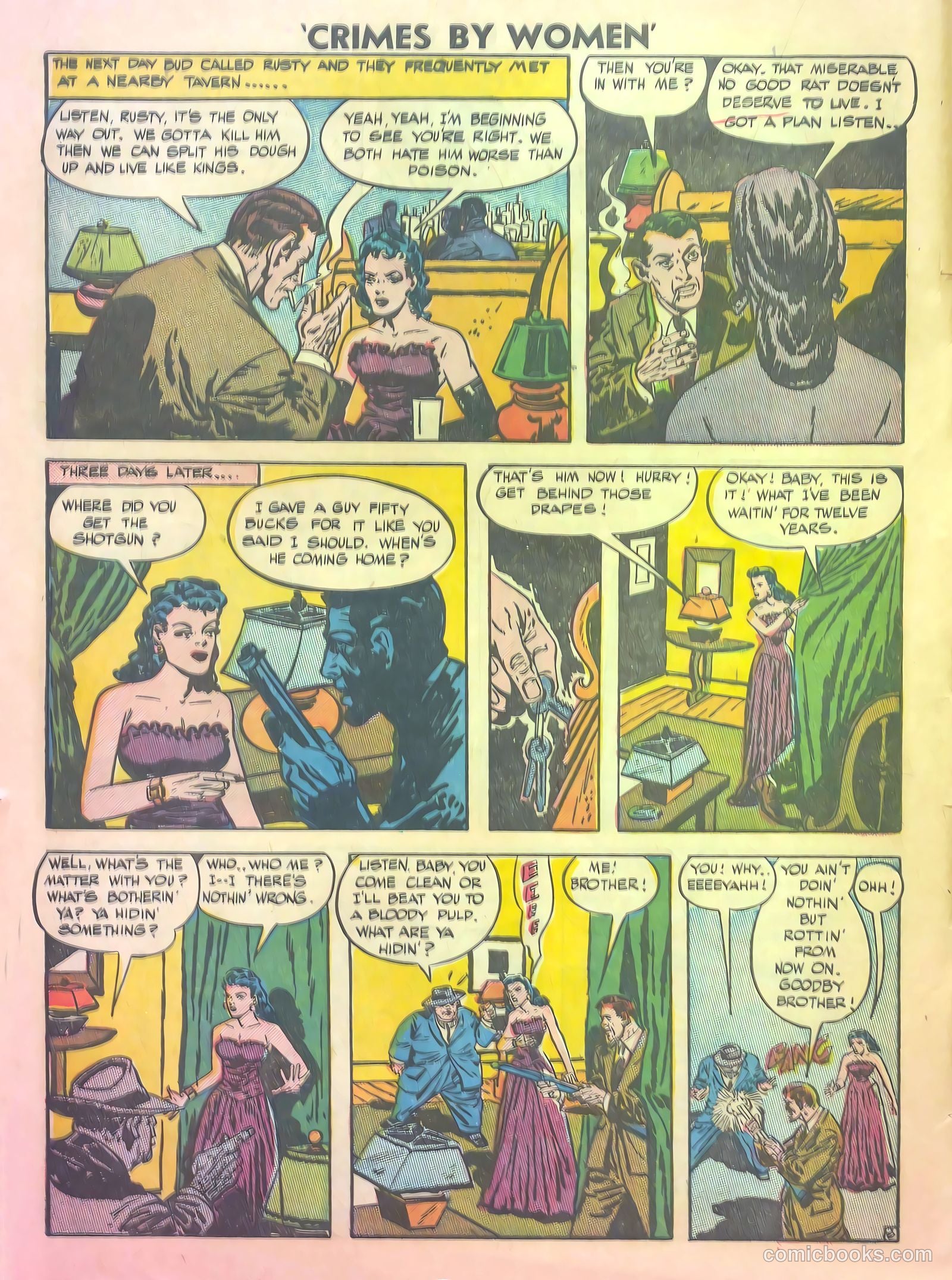 Crimes by Women #1 (1948) — page 22 of 36