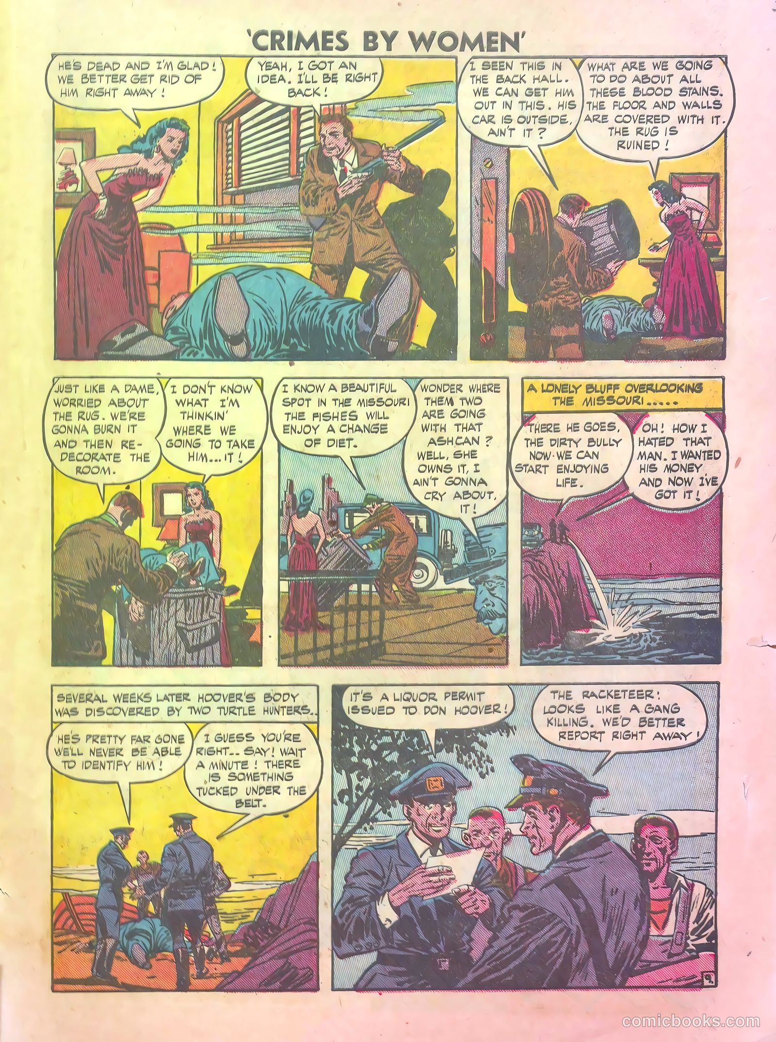 Crimes by Women #1 (1948) — page 23 of 36