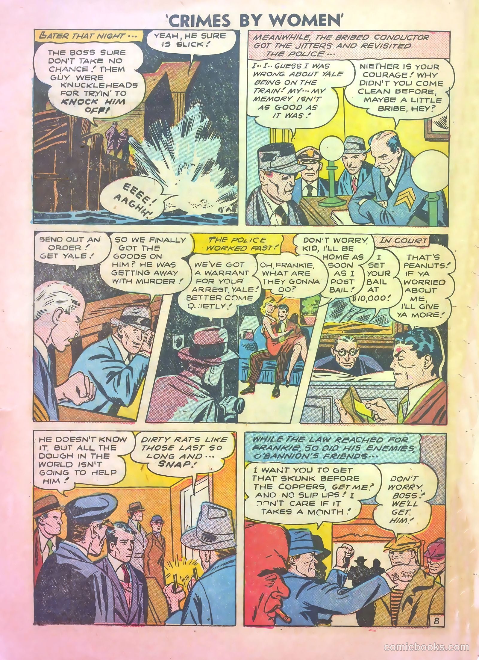 Crimes by Women #1 (1948) — page 32 of 36