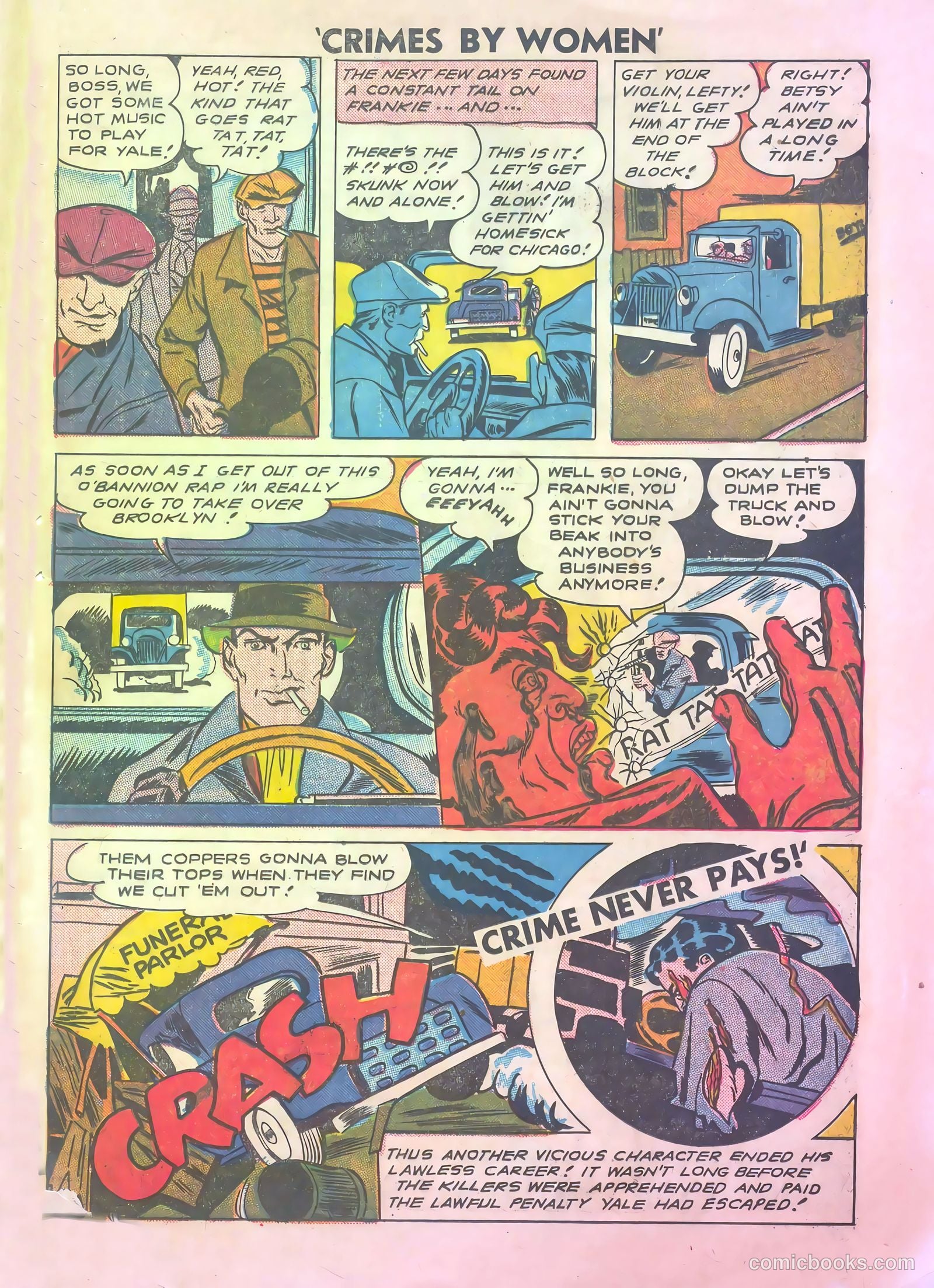 Crimes by Women #1 (1948) — page 33 of 36