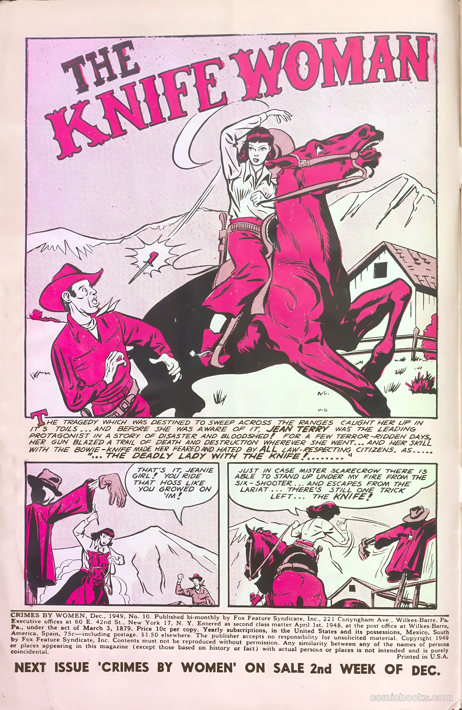 Crimes by Women #10 (1949) — page 3 of 37