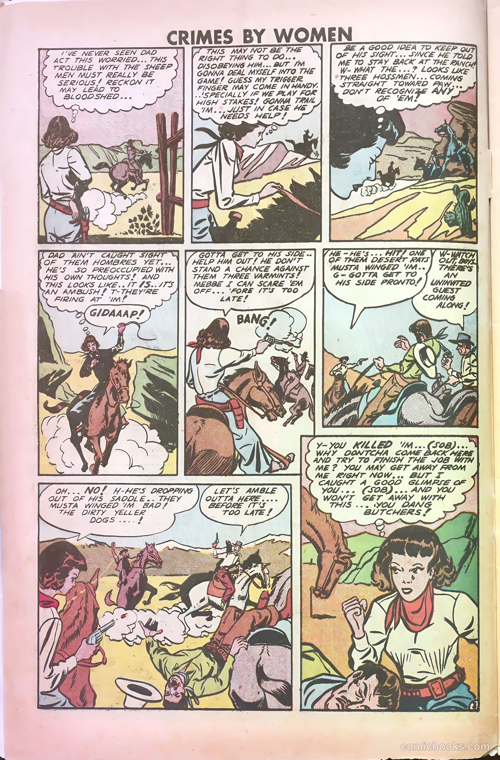 Crimes by Women #10 (1949) — page 5 of 37