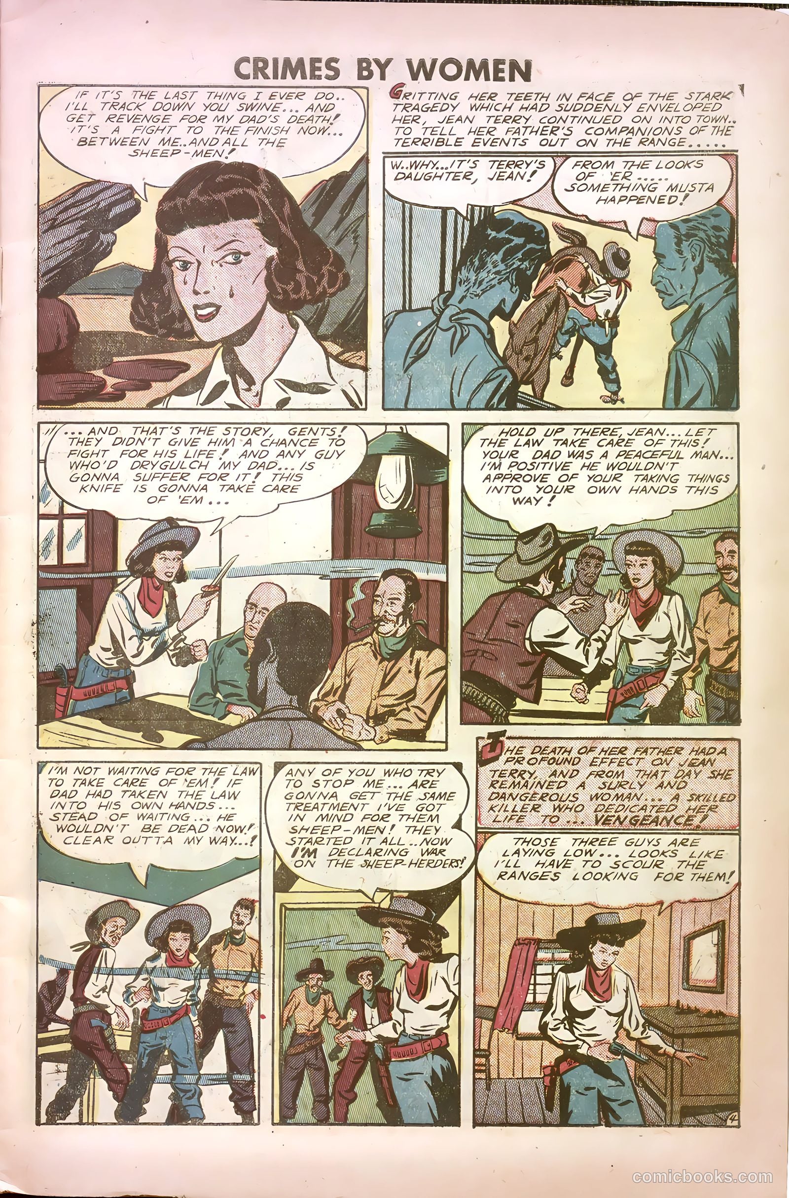 Crimes by Women #10 (1949) — page 6 of 37