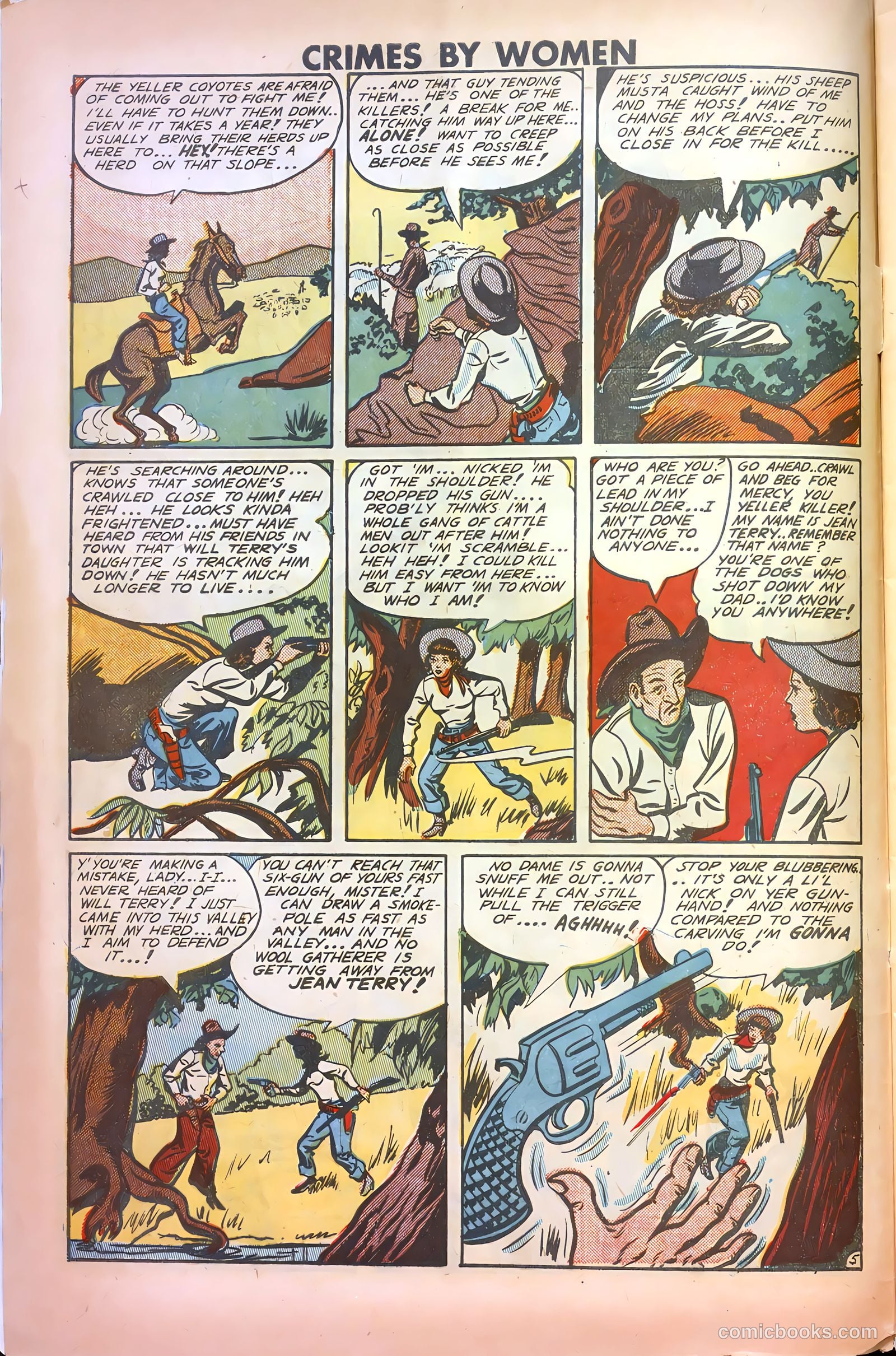 Crimes by Women #10 (1949) — page 7 of 37