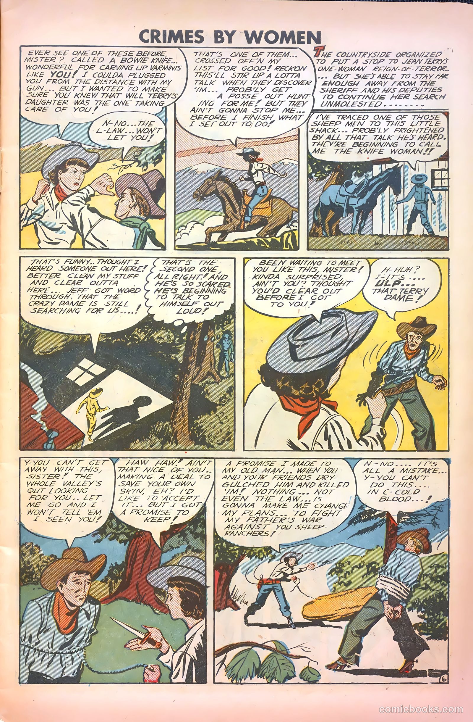 Crimes by Women #10 (1949) — page 8 of 37