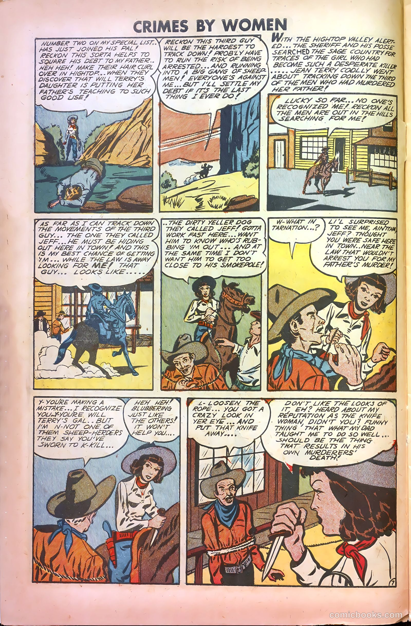 Crimes by Women #10 (1949) — page 9 of 37