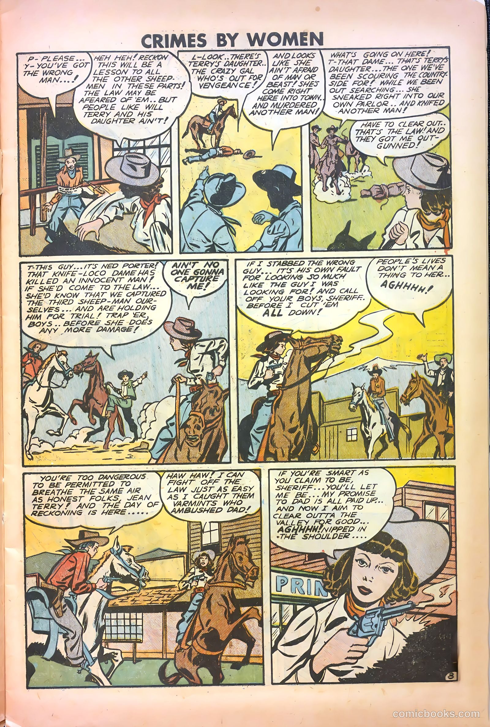 Crimes by Women #10 (1949) — page 10 of 37