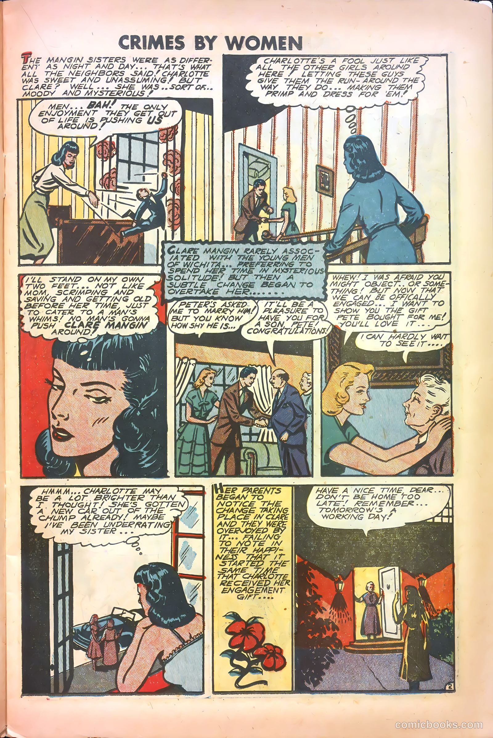 Crimes by Women #10 (1949) — page 14 of 37