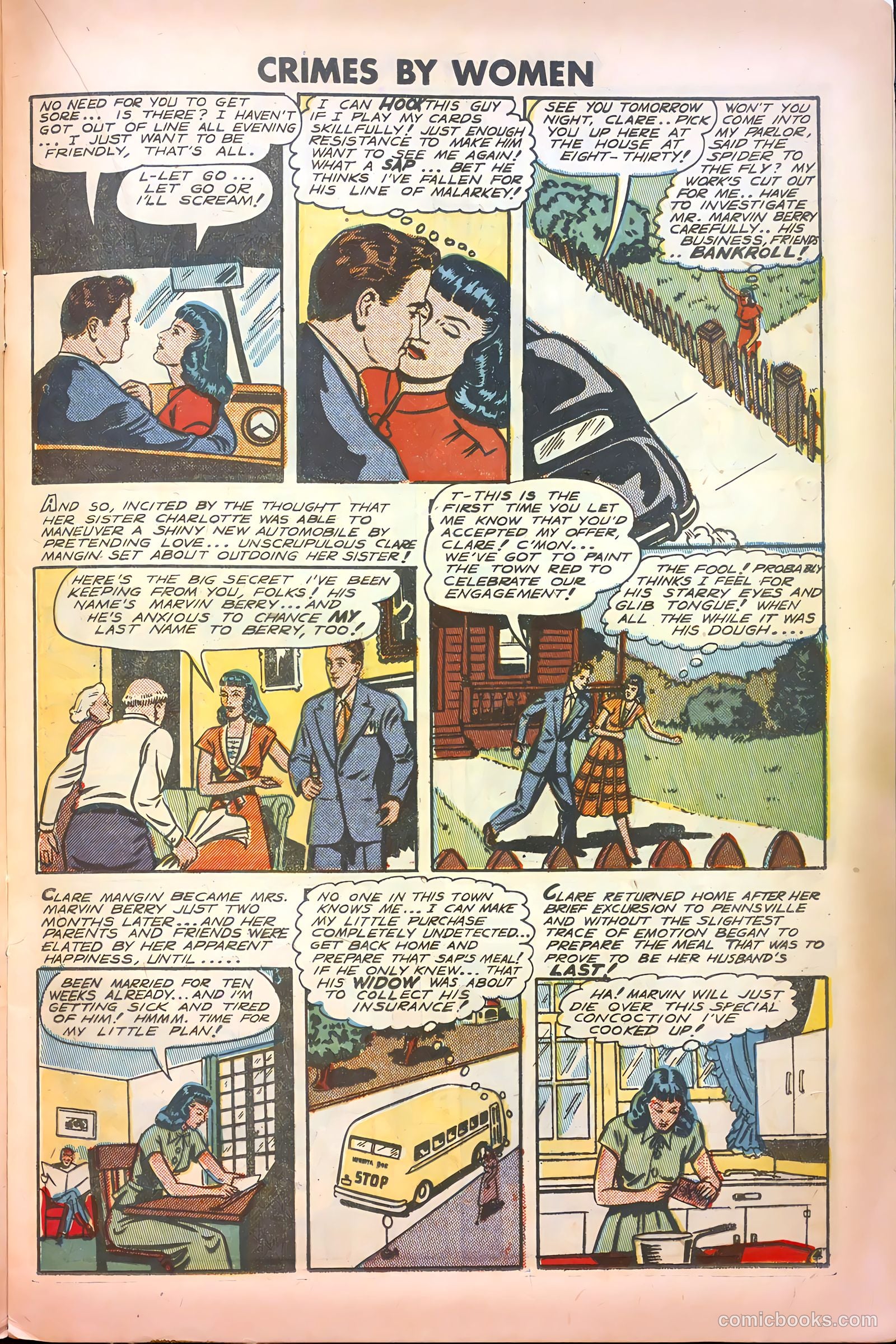 Crimes by Women #10 (1949) — page 16 of 37