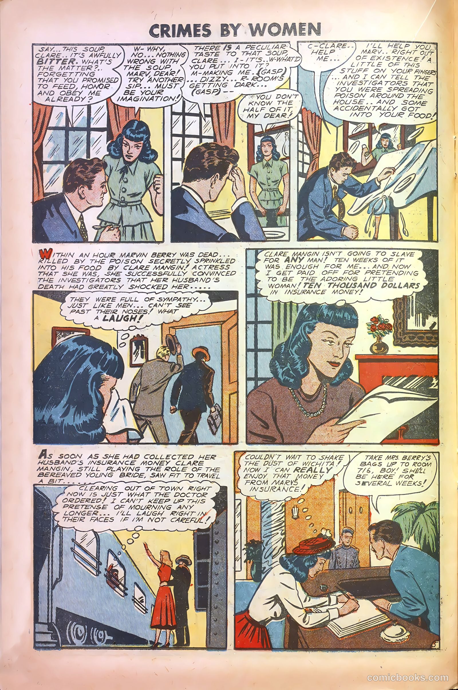Crimes by Women #10 (1949) — page 17 of 37