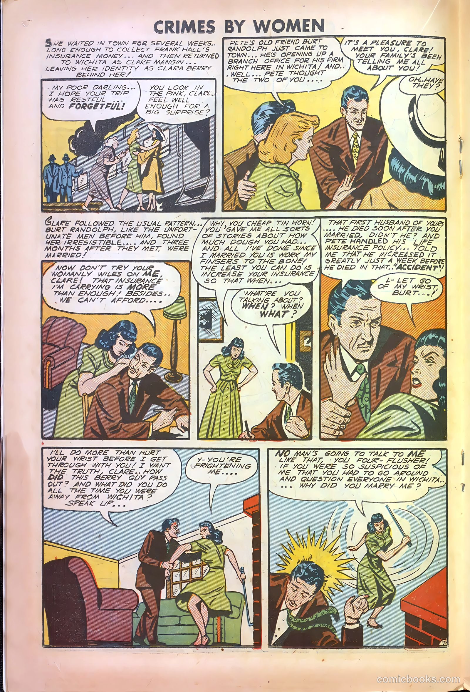 Crimes by Women #10 (1949) — page 19 of 37