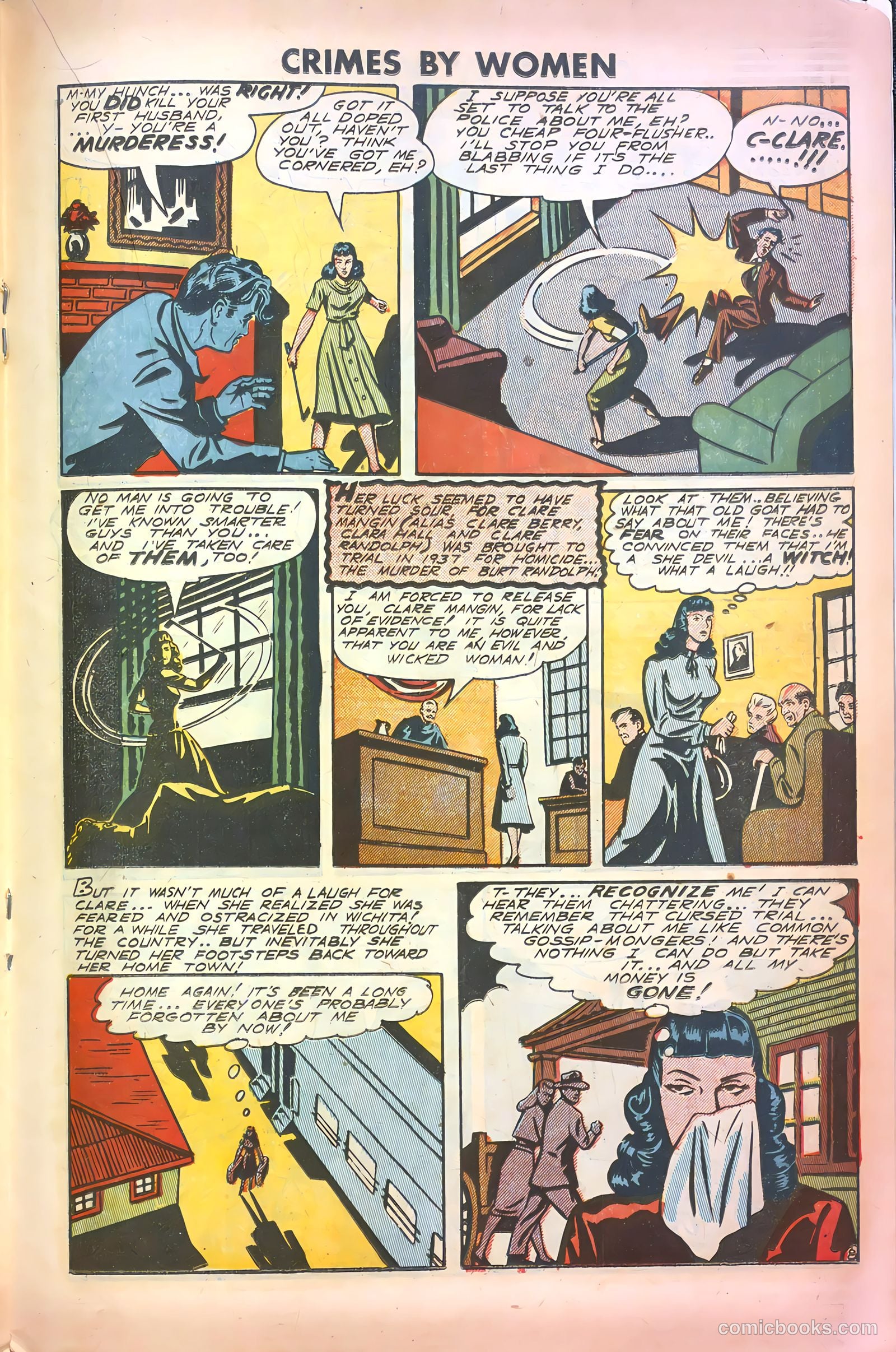 Crimes by Women #10 (1949) — page 20 of 37