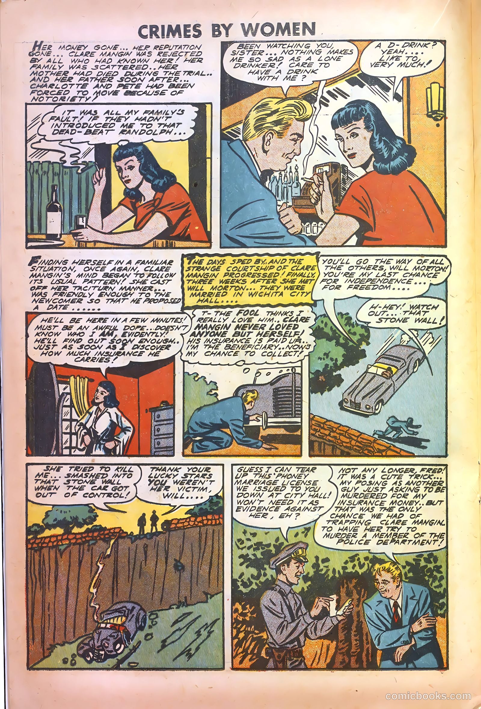 Crimes by Women #10 (1949) — page 21 of 37