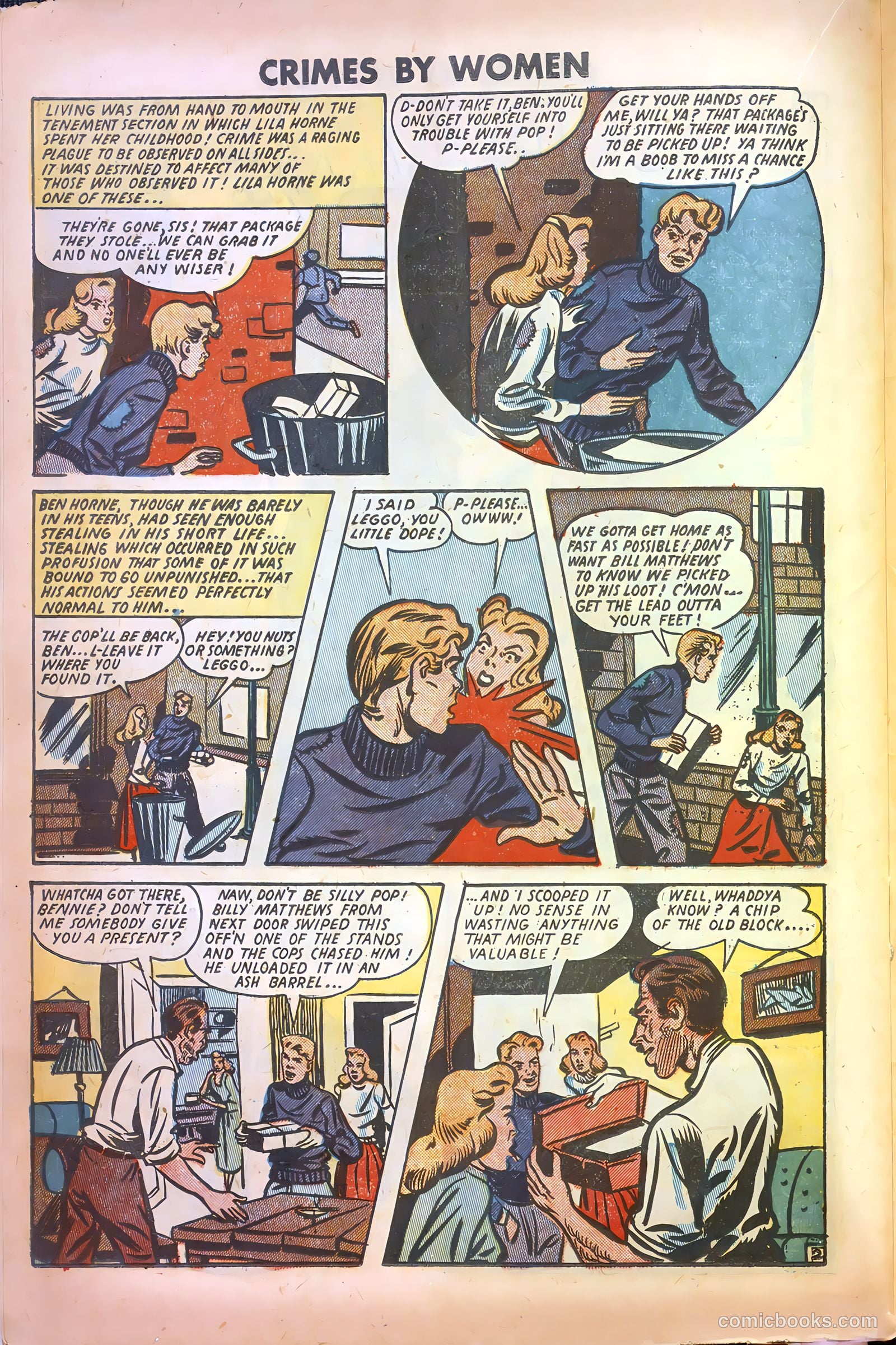 Crimes by Women #10 (1949) — page 25 of 37