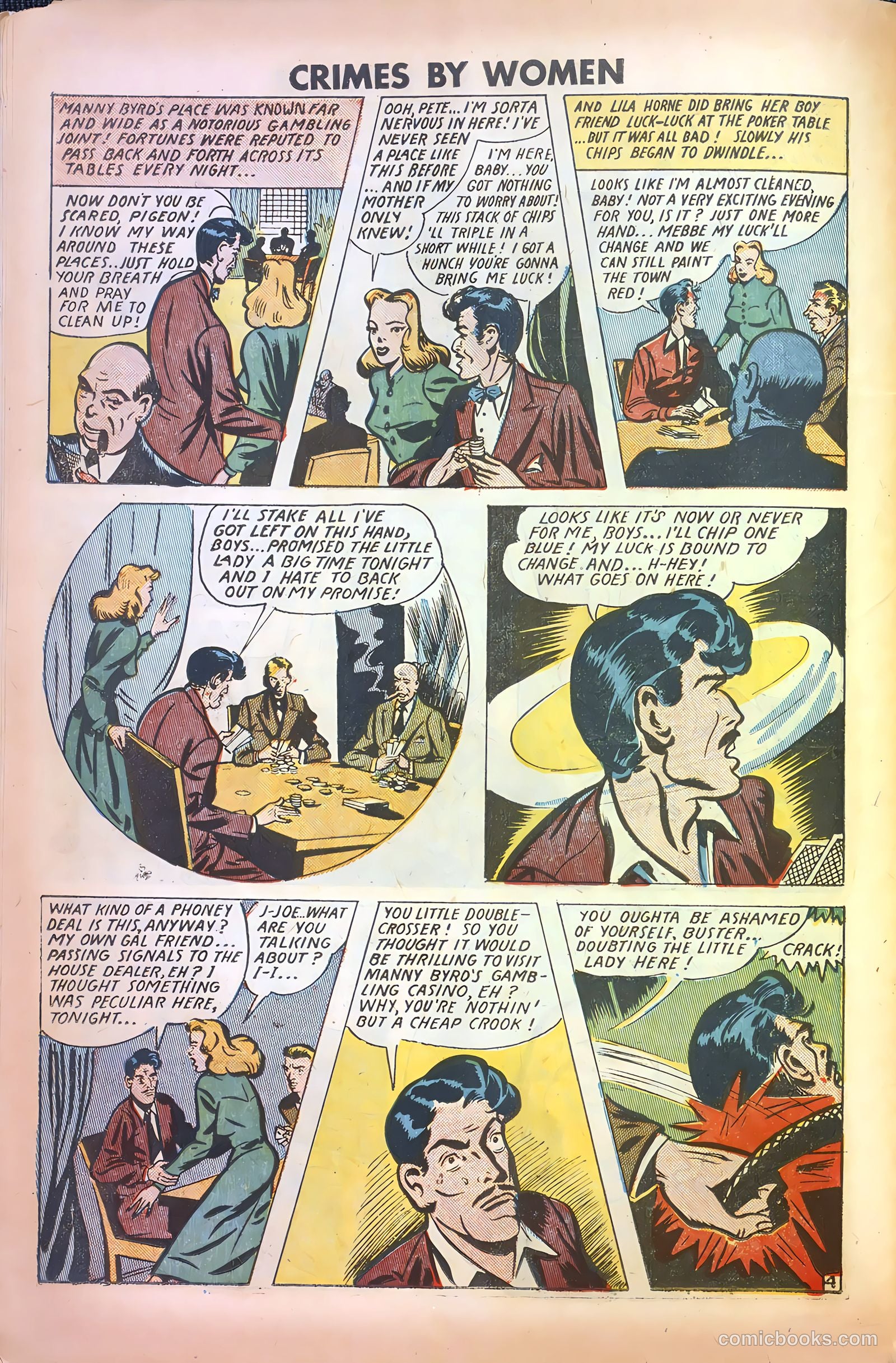 Crimes by Women #10 (1949) — page 27 of 37