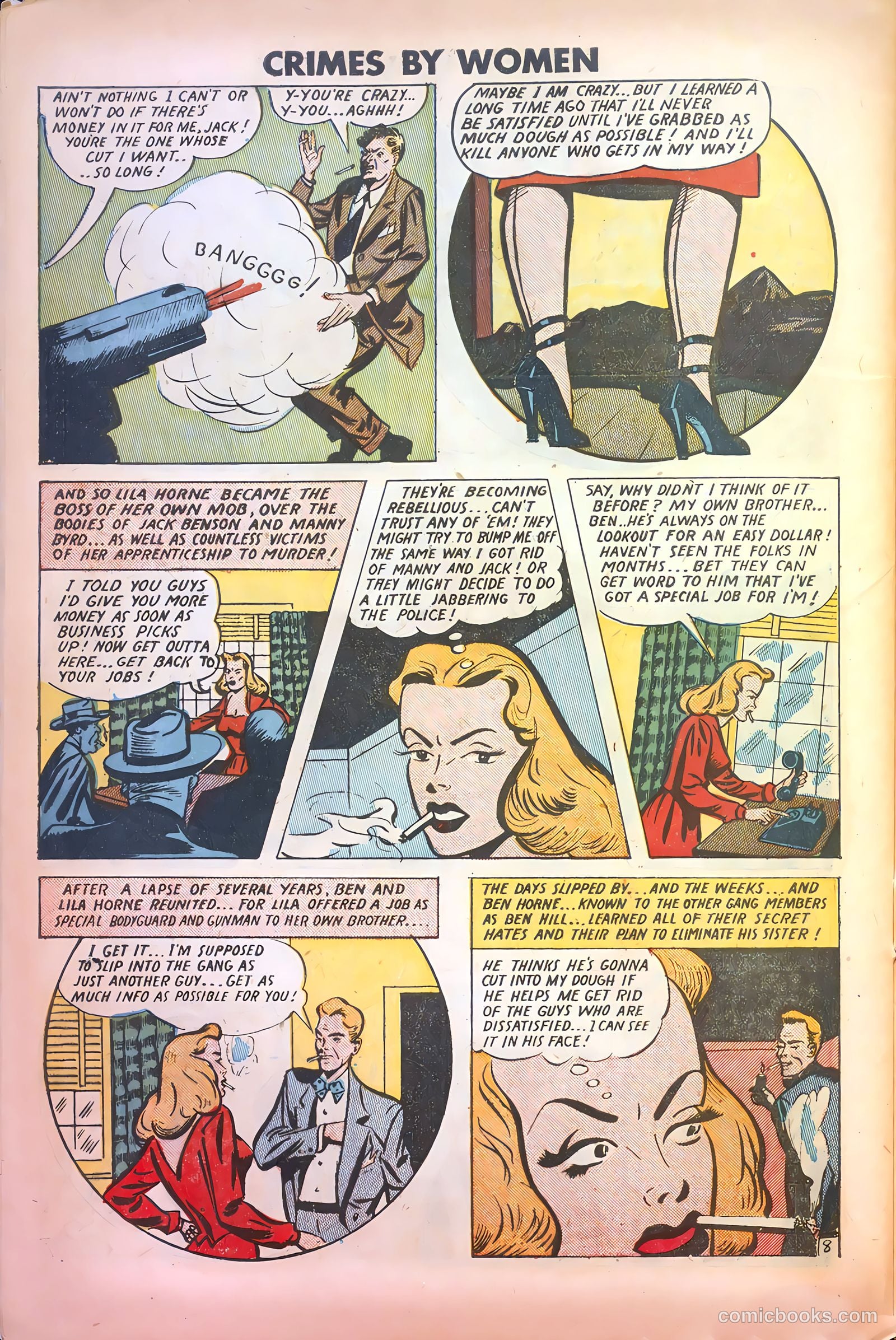Crimes by Women #10 (1949) — page 31 of 37