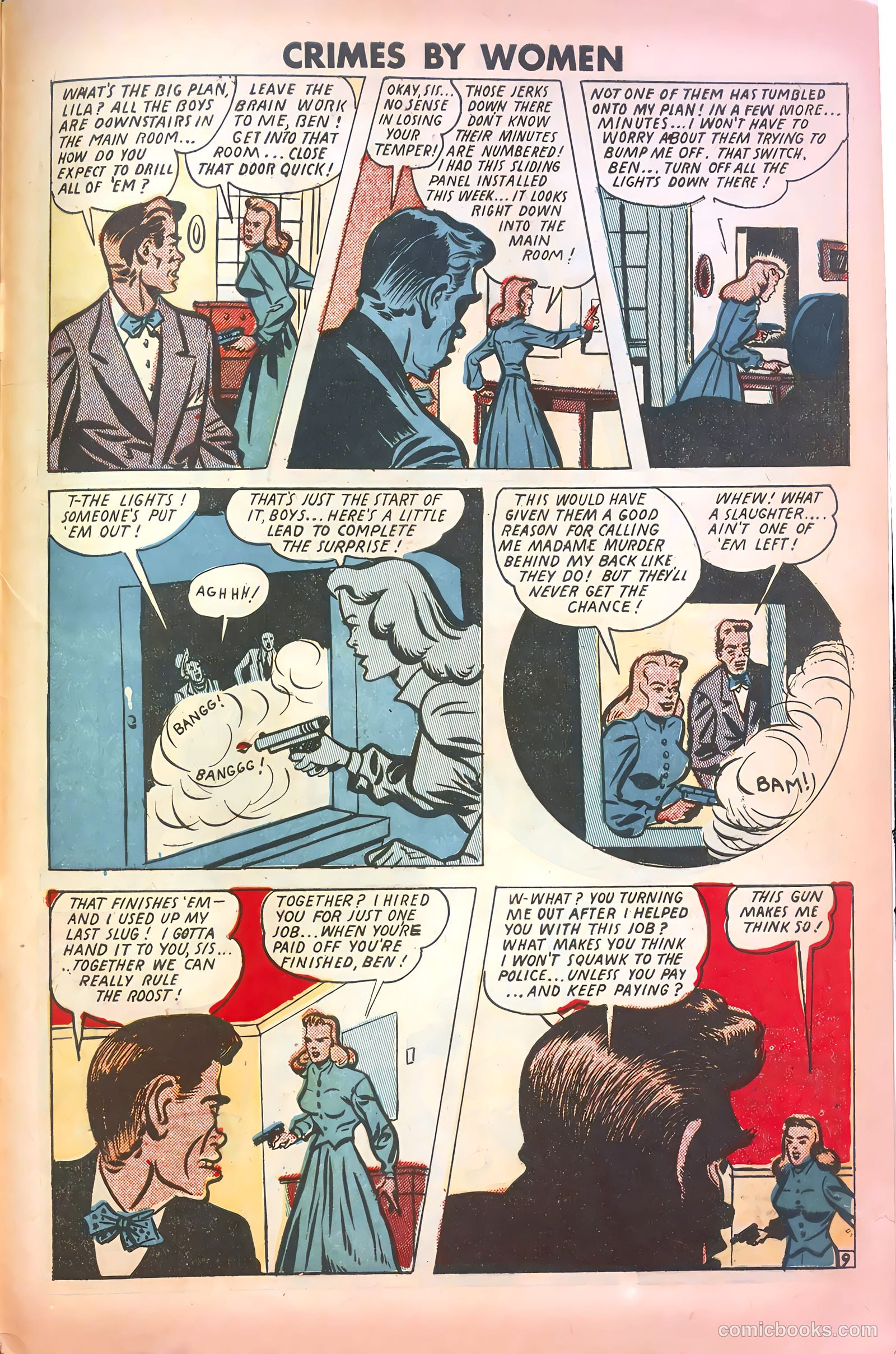 Crimes by Women #10 (1949) — page 32 of 37