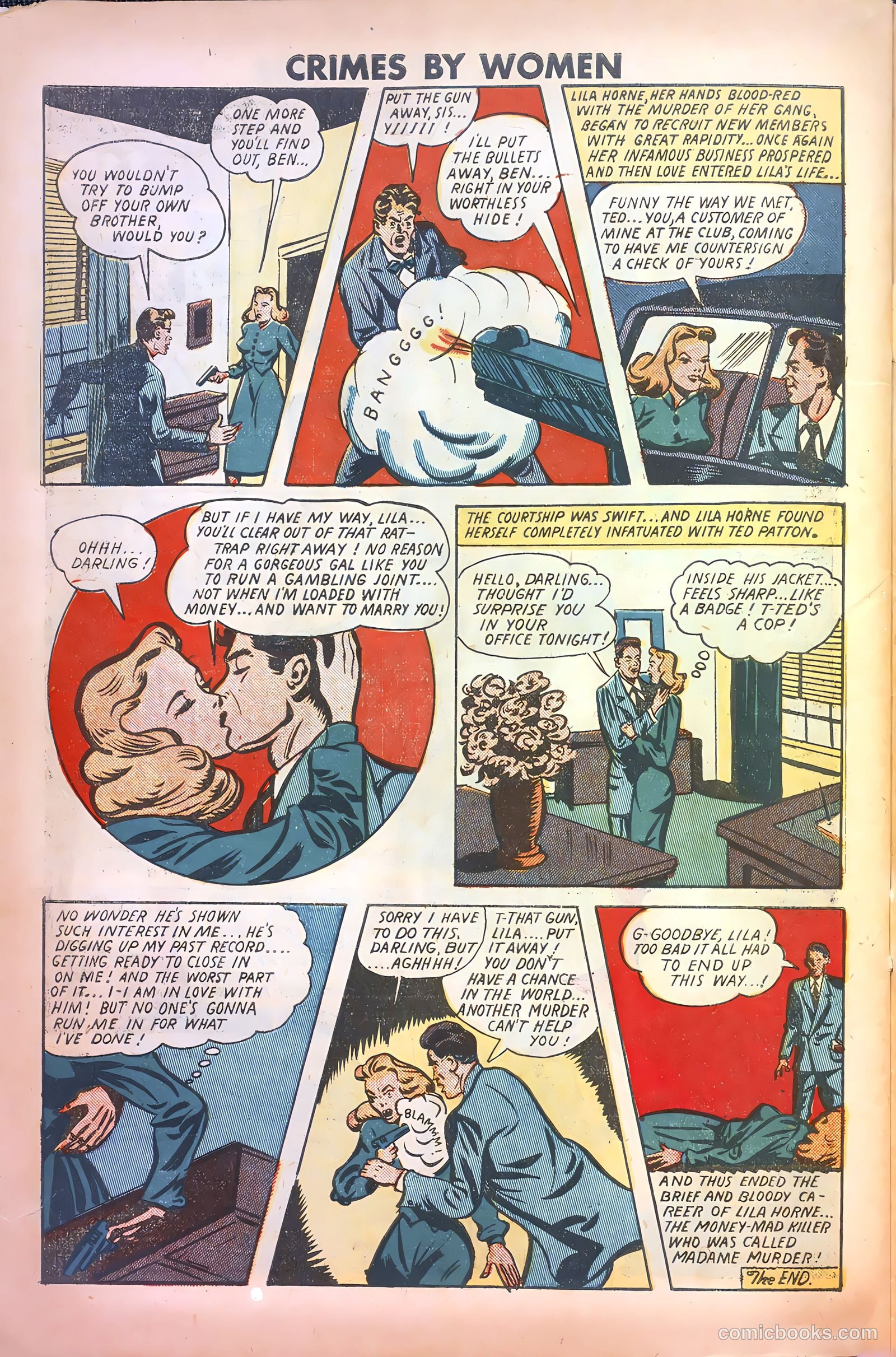 Crimes by Women #10 (1949) — page 33 of 37
