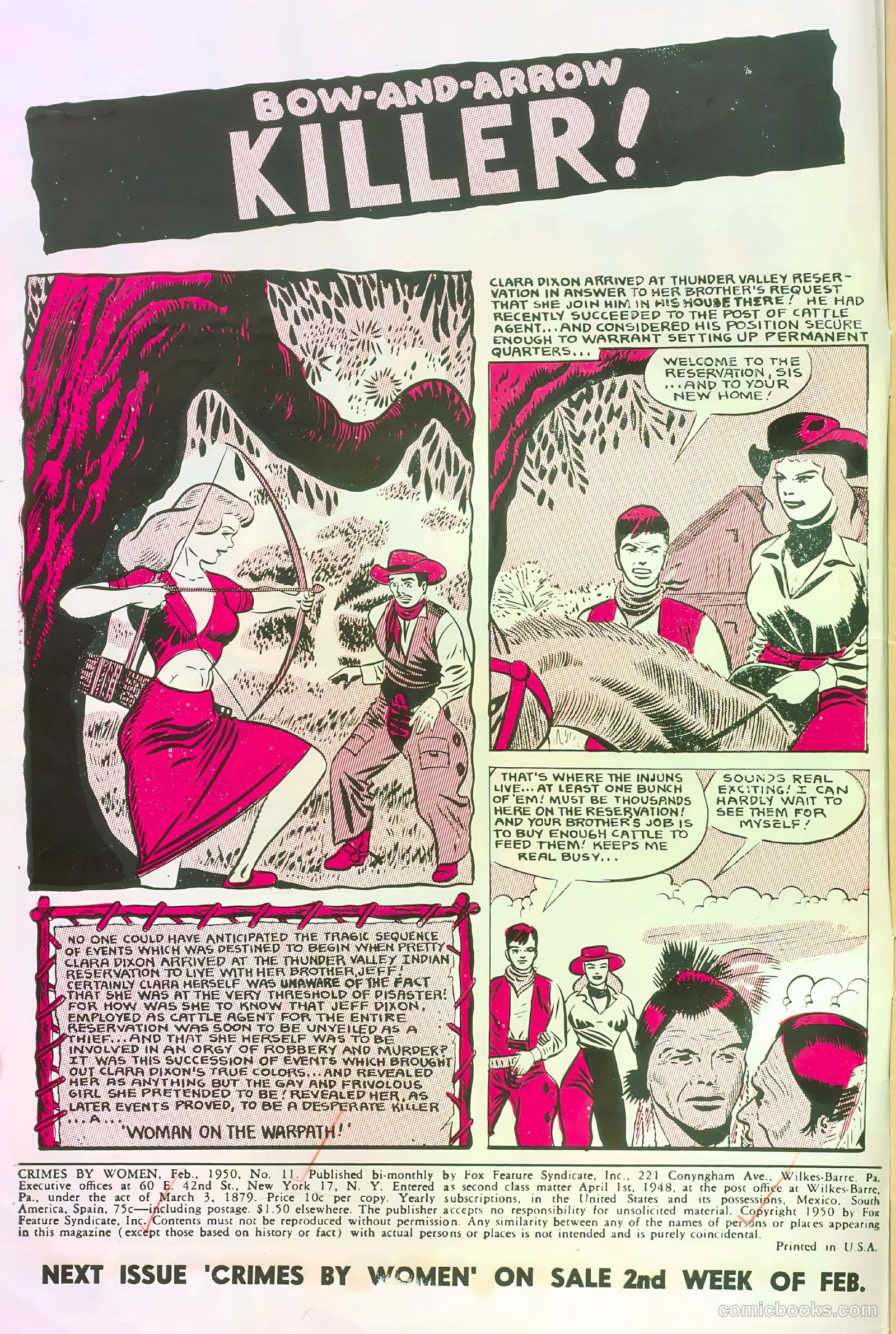 Crimes by Women #11 (1950) — page 2 of 36