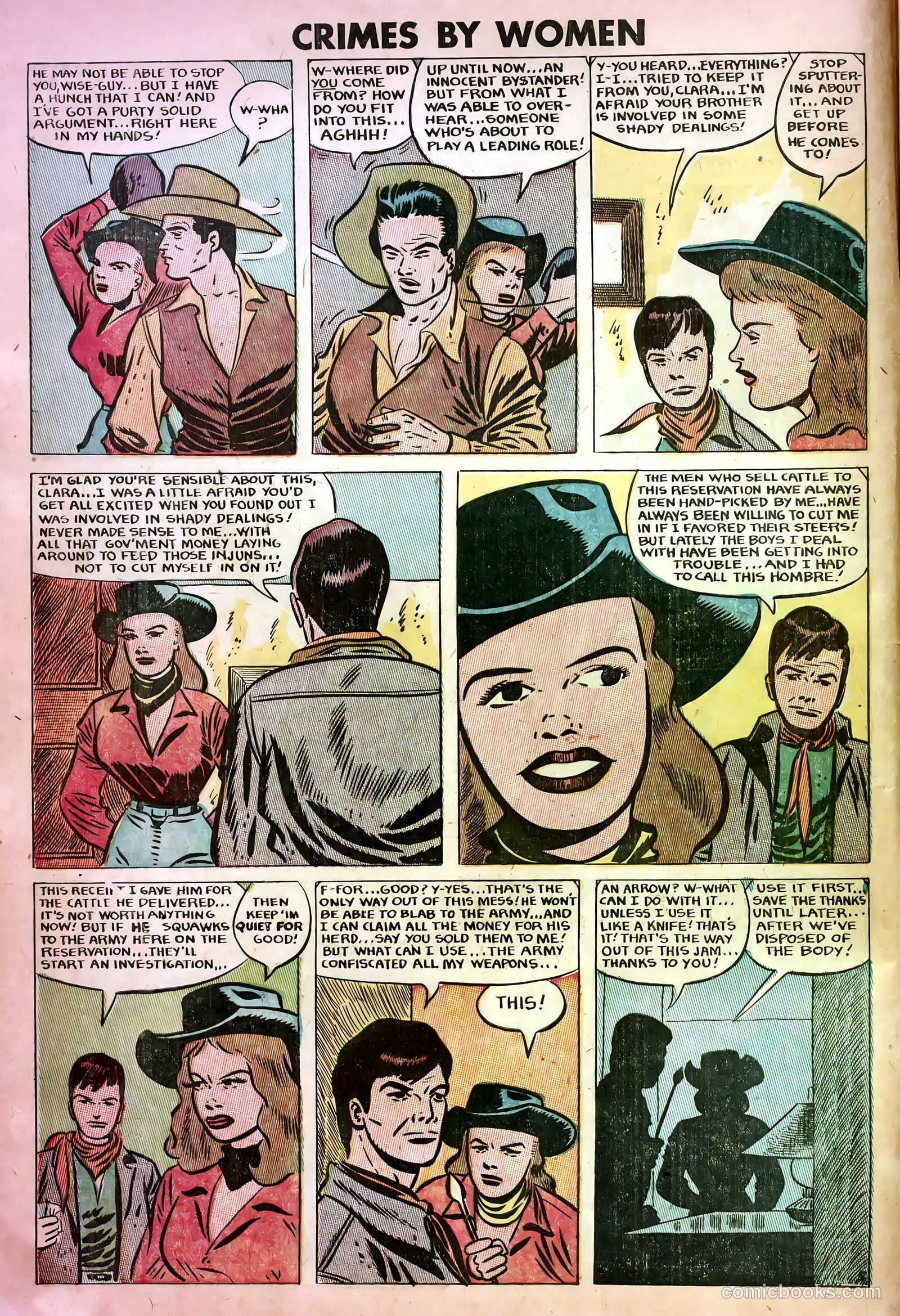 Crimes by Women #11 (1950) — page 6 of 36