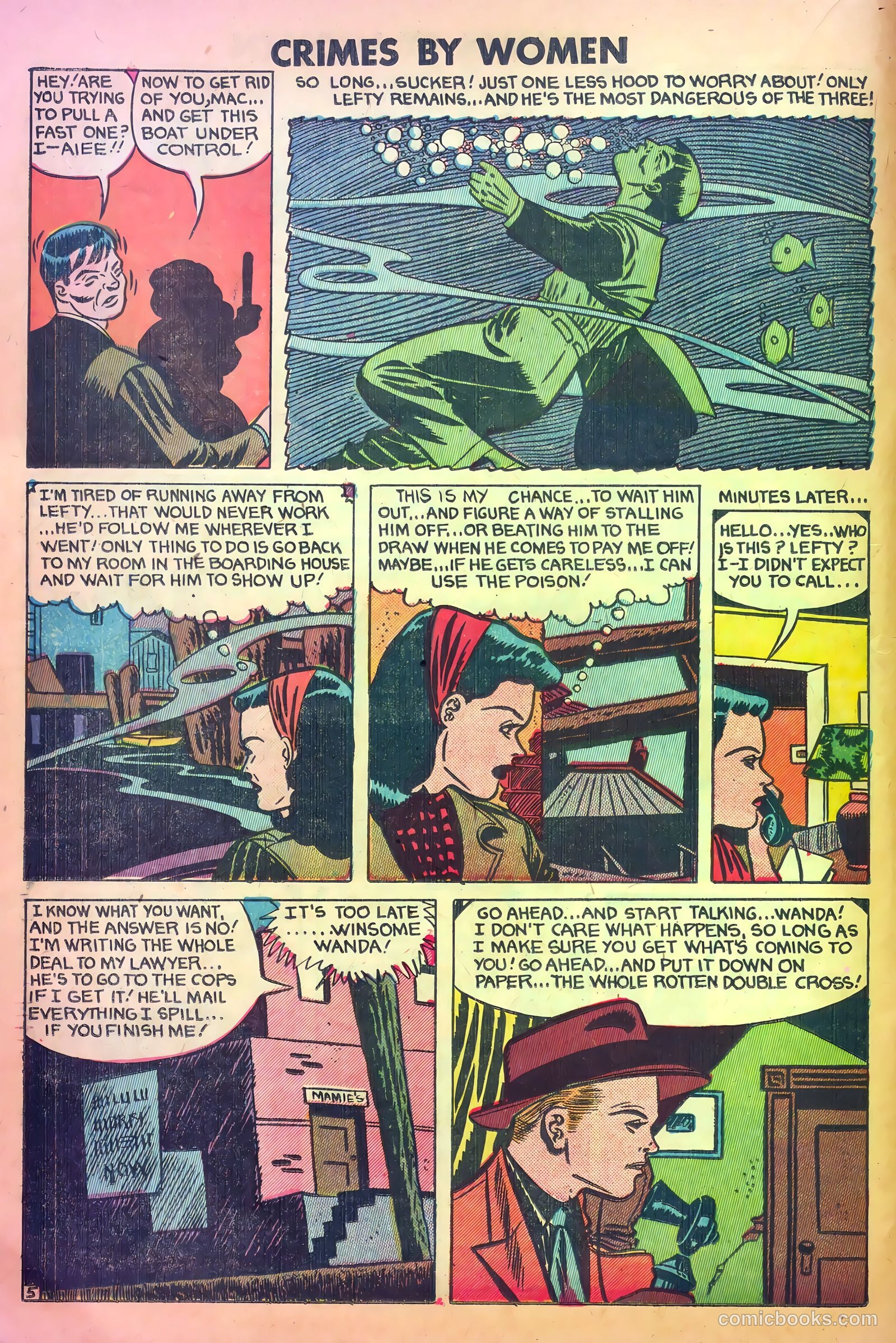 Crimes by Women #11 (1950) — page 16 of 36