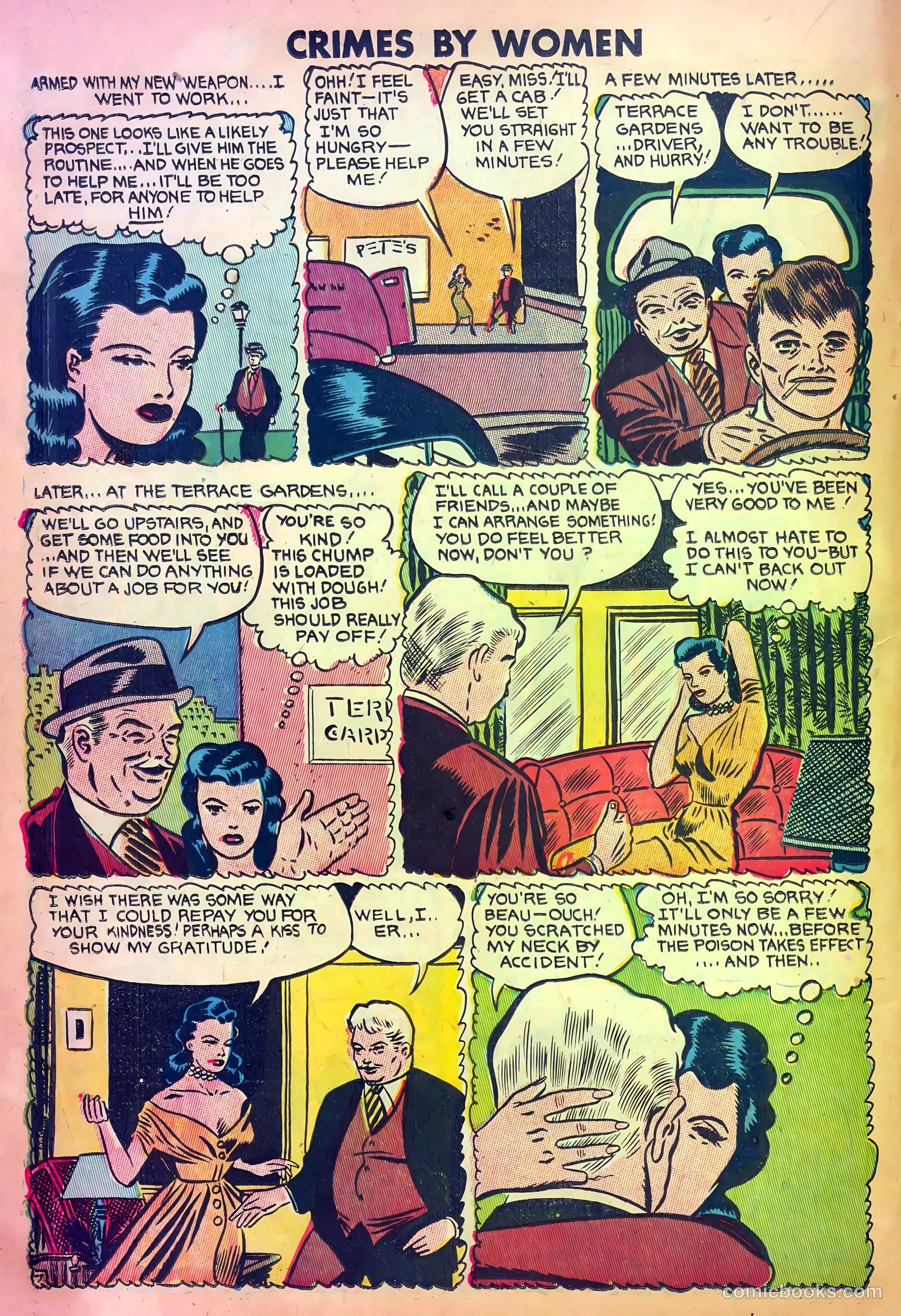 Crimes by Women #11 (1950) — page 18 of 36