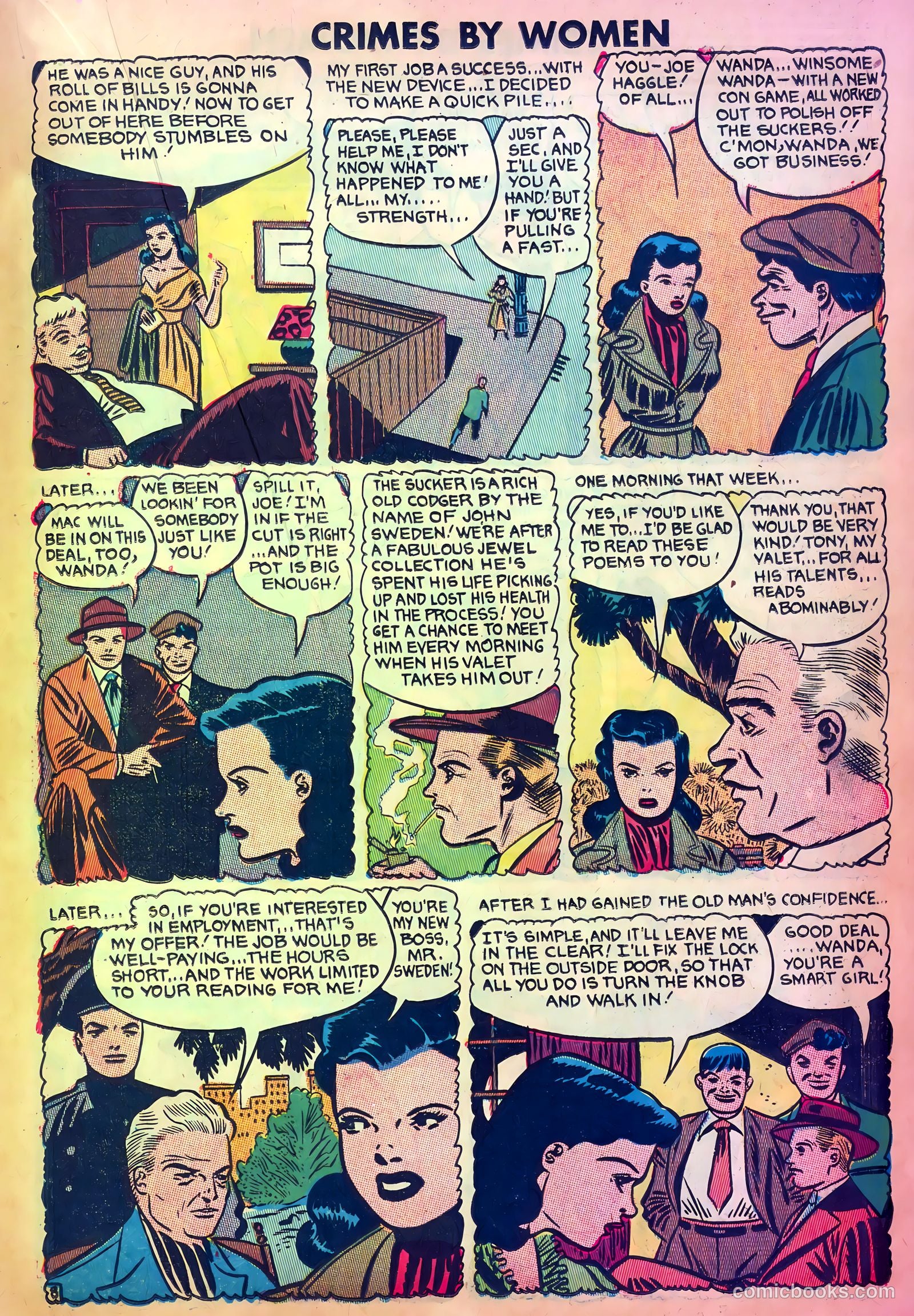 Crimes by Women #11 (1950) — page 19 of 36