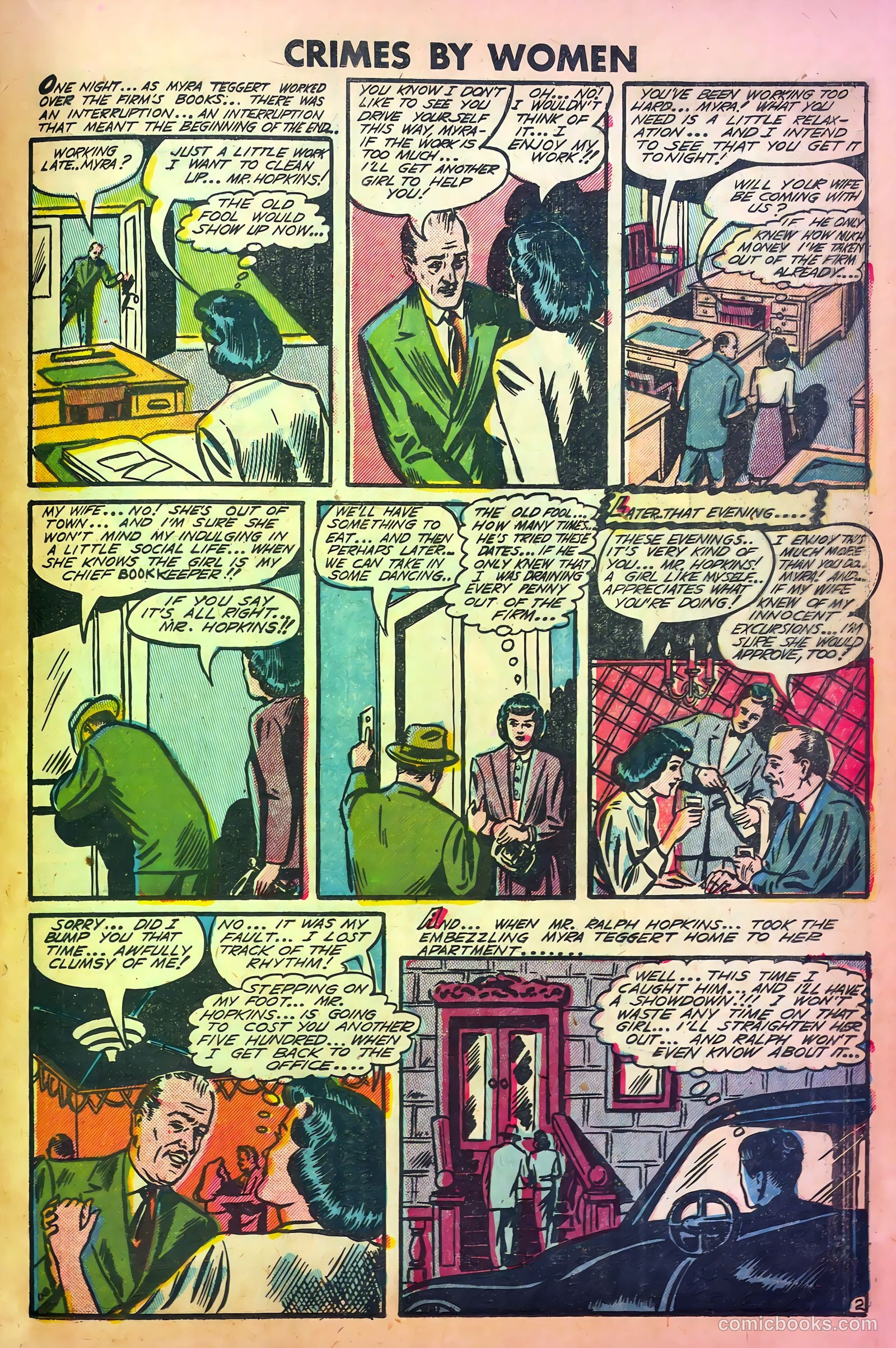 Crimes by Women #11 (1950) — page 25 of 36