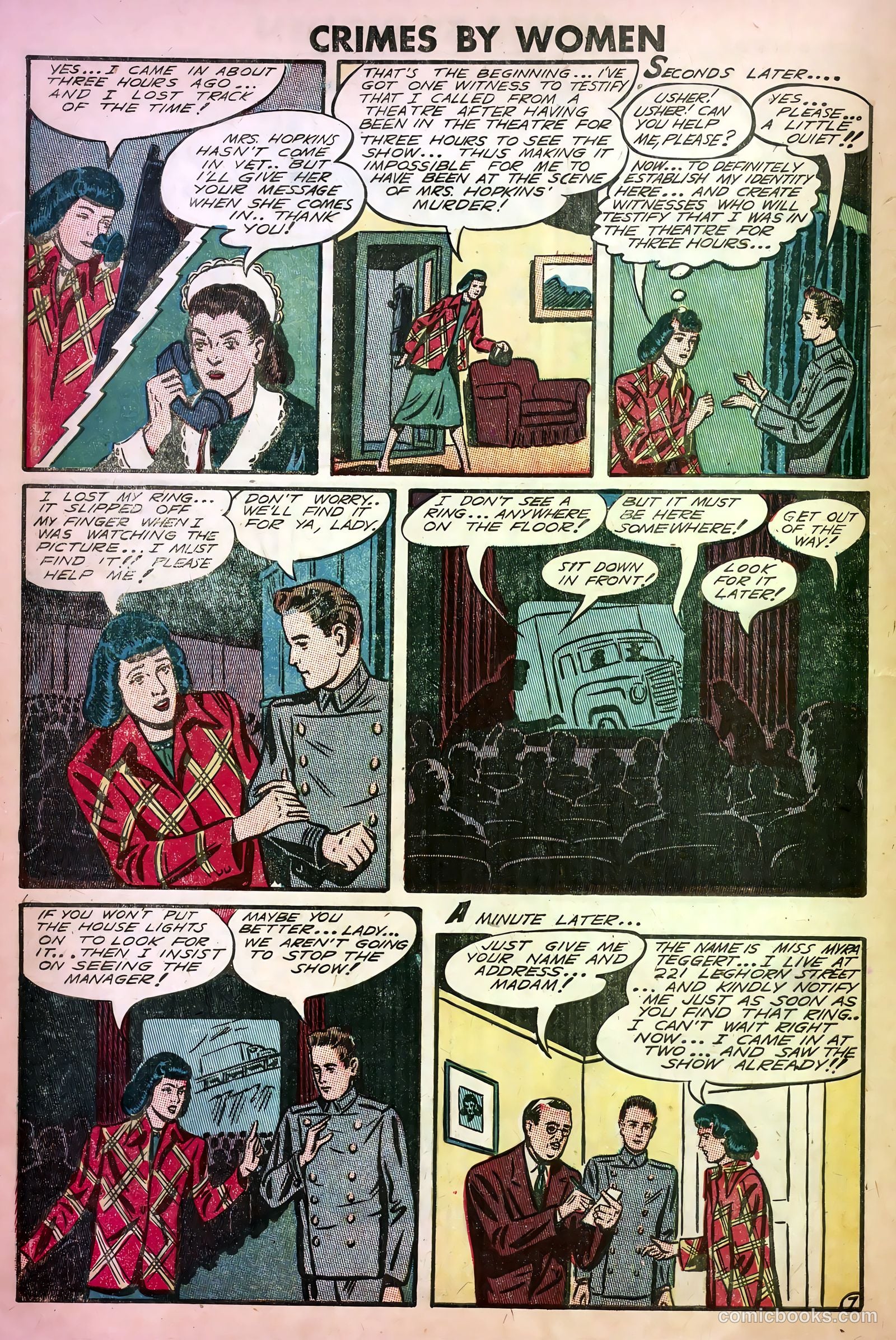 Crimes by Women #11 (1950) — page 30 of 36