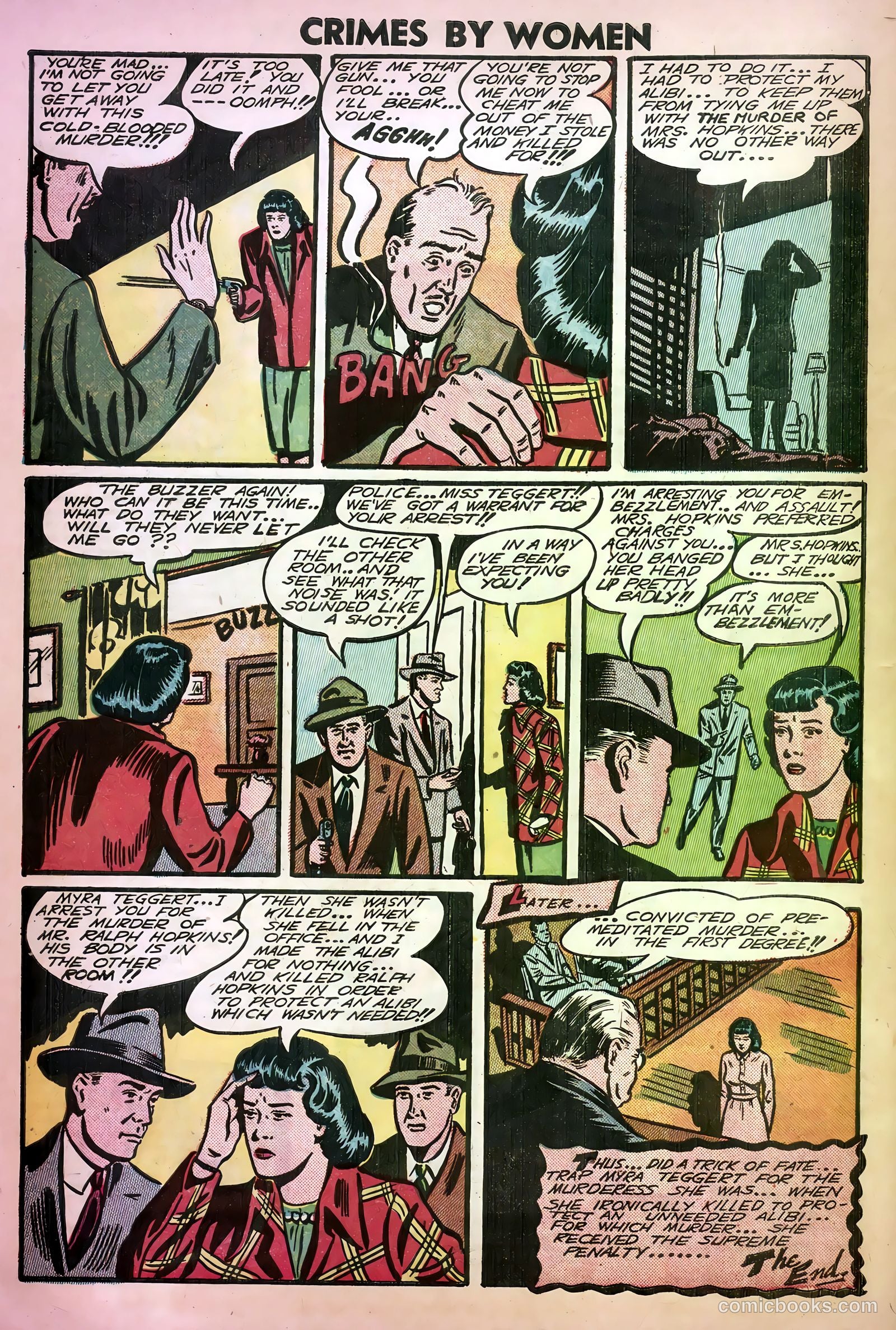 Crimes by Women #11 (1950) — page 32 of 36